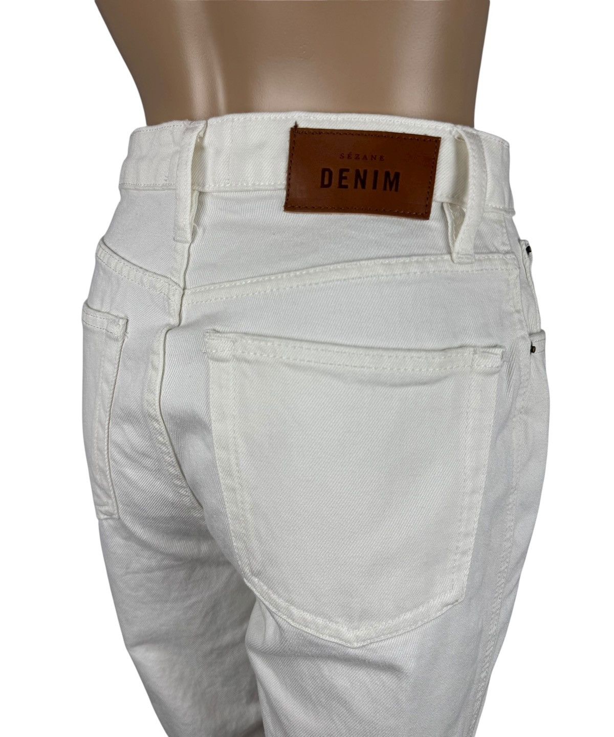 Sezane Sezane Denim Pants High Waisted Slim Jeans size 26 Size 26" / US 2 / IT 38 - 7 Thumbnail