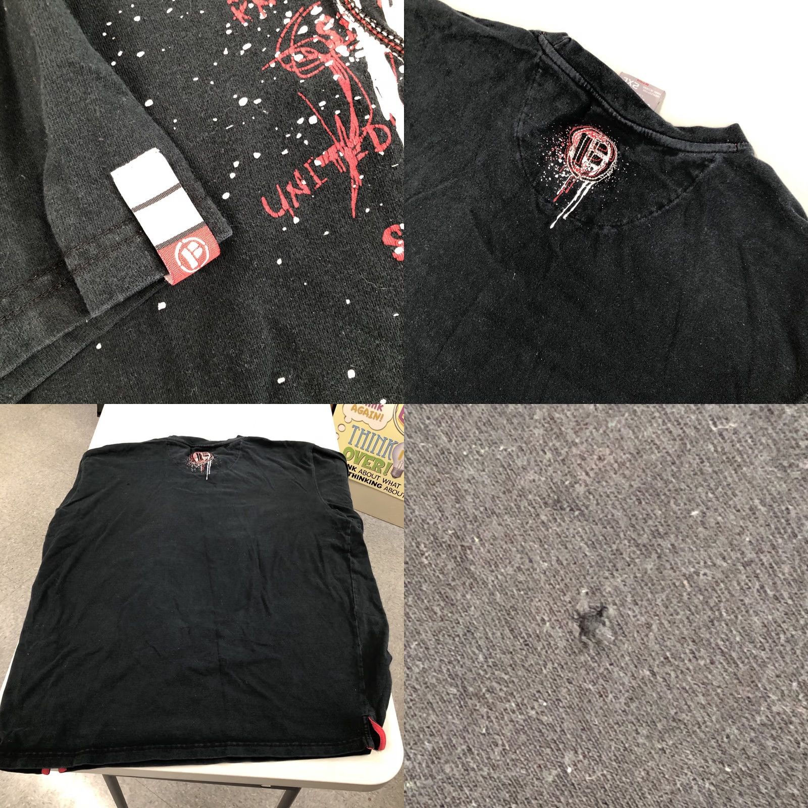 Pepe Jeans VINTAGE Pepe Jeans Snow Affliction Graphic TShirt Black 2XL Men Gothic Spirit Size XXL Shirt Size US XXL / EU 58 / 5 - 8 Thumbnail