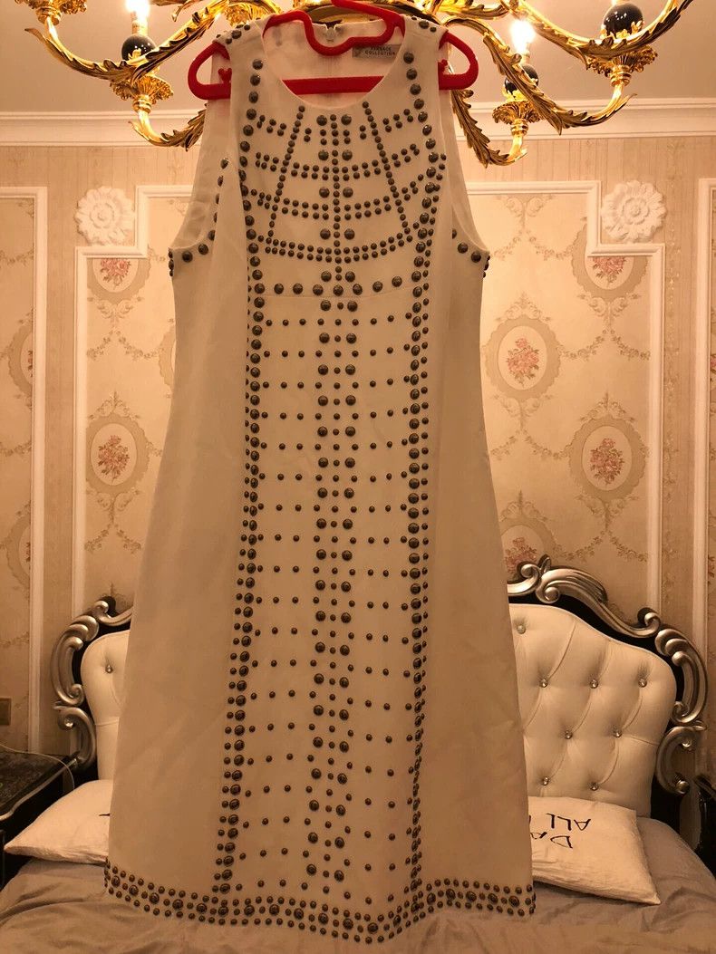 Versace Versace Nailed beaded dress Size S / US 4 / IT 40 - 2 Thumbnail