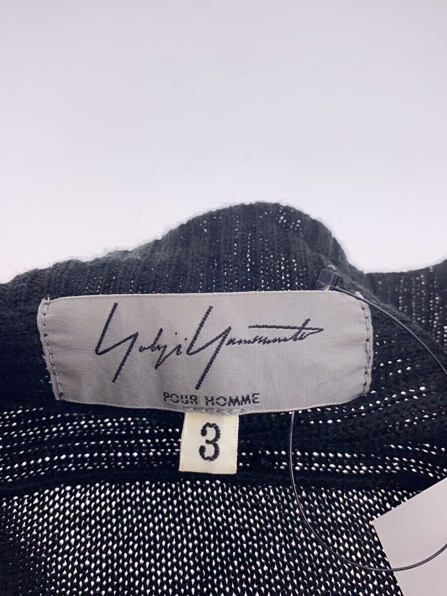 Yohji Yamamoto Archive Pour Homme Zip Up Knit Cardigan Sweater Size US L / EU 52-54 / 3 - 3 Thumbnail