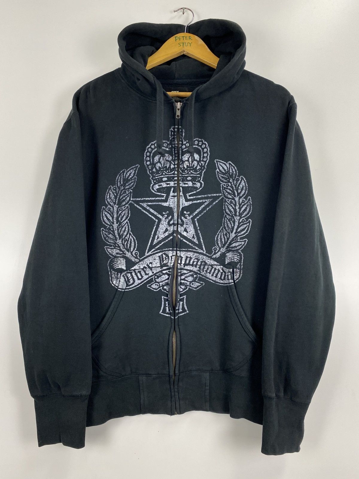 Obey × Vintage Vintage Obey Hoodies Size US M / EU 48-50 / 2 - 8 Thumbnail