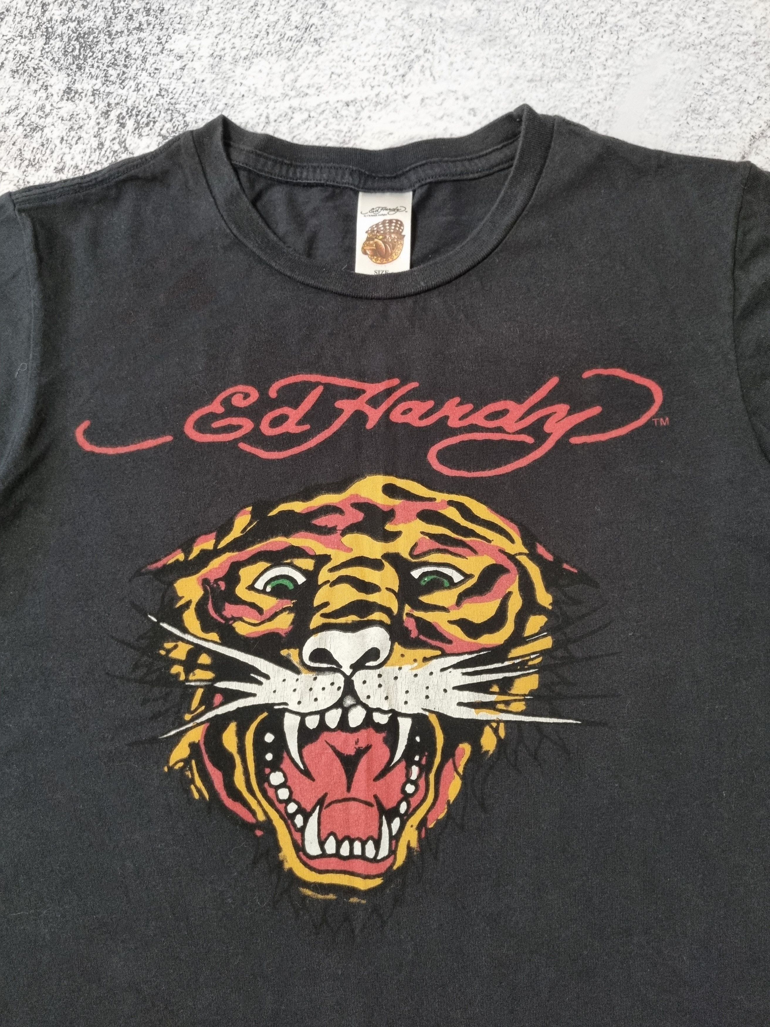 Ed Hardy Vintage Ed Hardy Big Logo Tiger T-Shirt Size M / US 6-8 / IT 42-44 - 3 Thumbnail