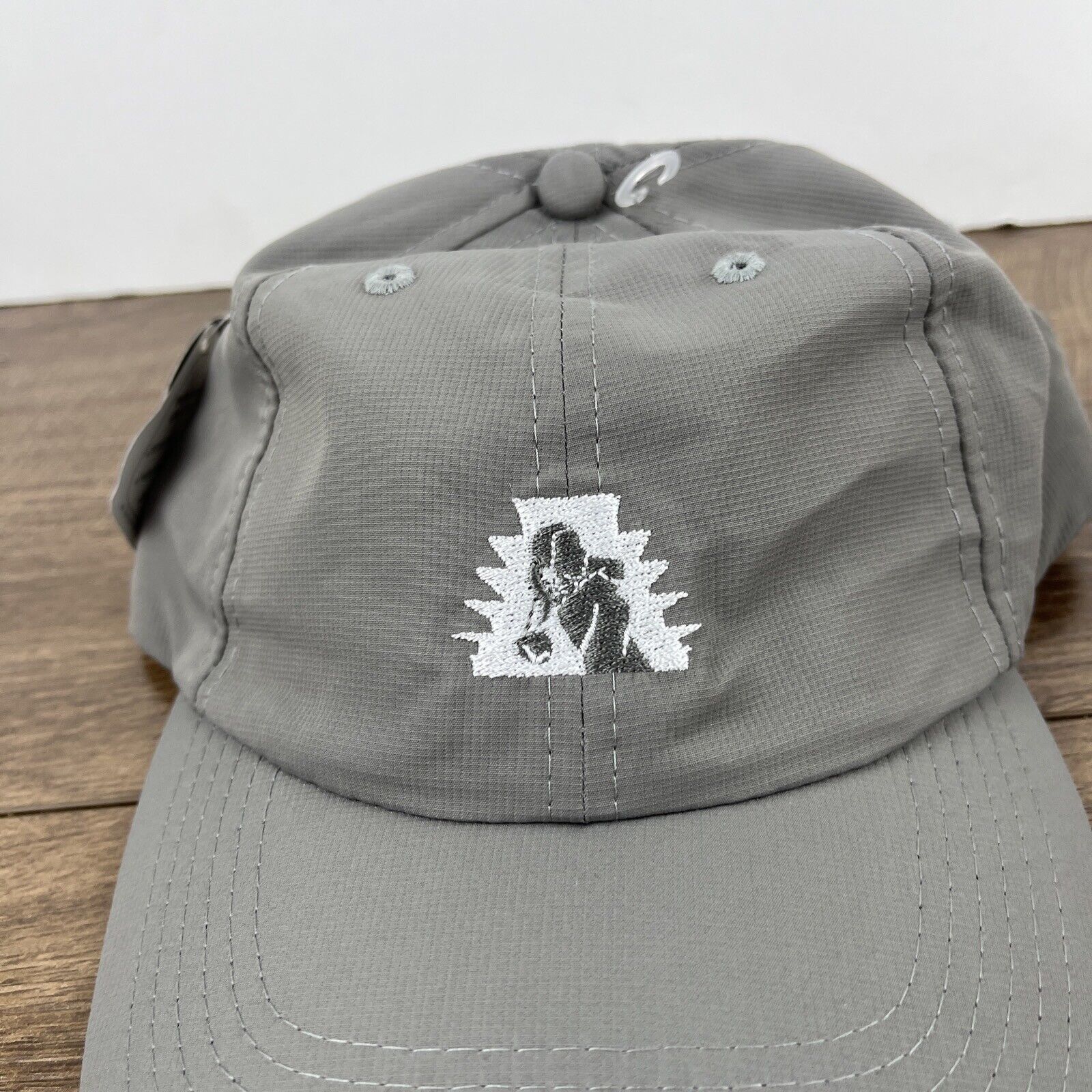Other Golf Hat Golfing Hat Gray Hat Adjustable Gray Adult Size Hat Size ONE SIZE - 9 Thumbnail