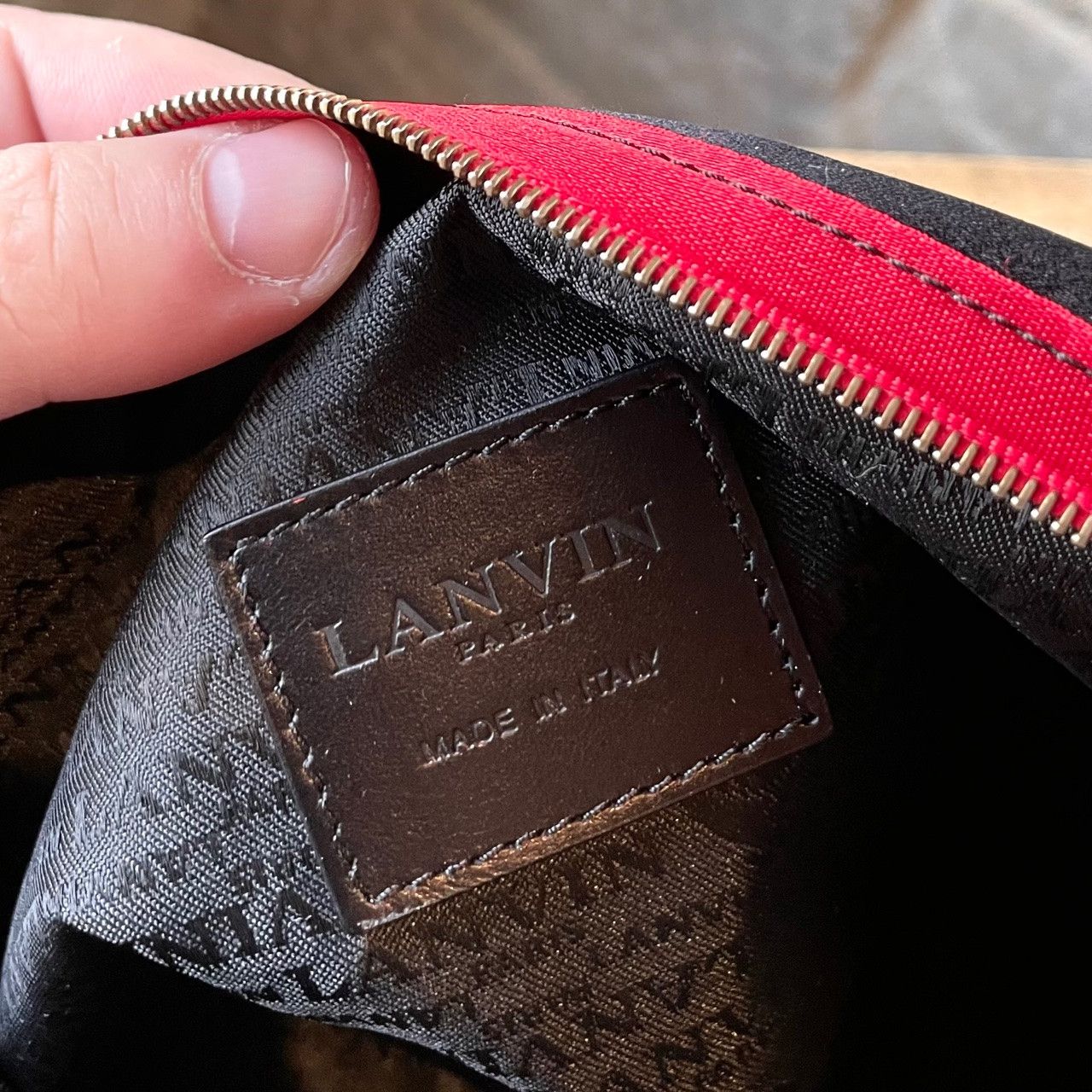 Lanvin Lanvin Leopard Embellished Bow Chain Liz Pouch Size ONE SIZE - 9 Thumbnail