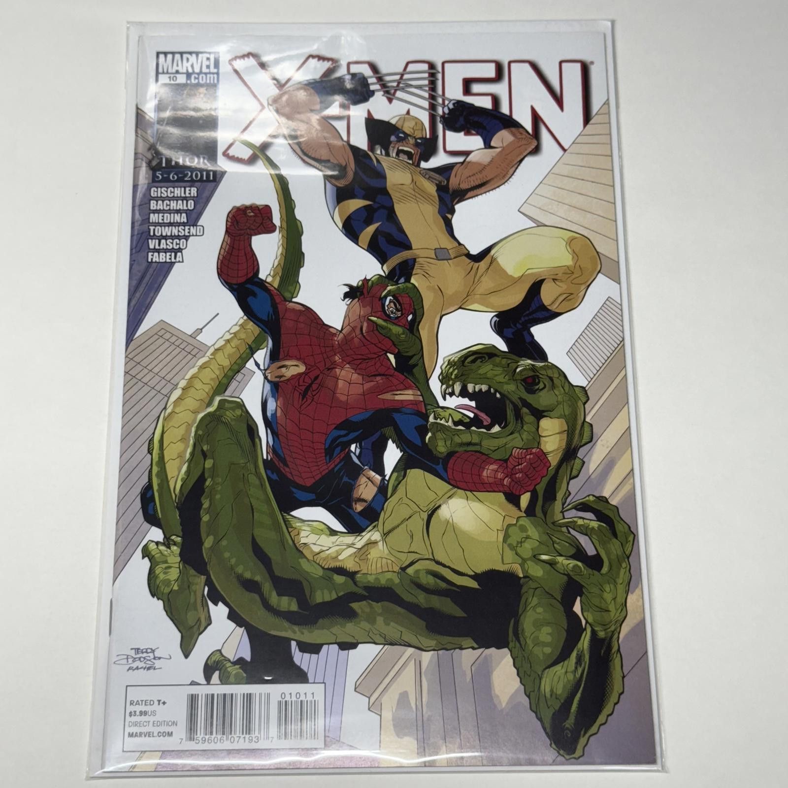 Marvel Comics X-Men THOR #10 MAY 2011 Wolverine Spider-Man Size ONE SIZE - 9 Thumbnail
