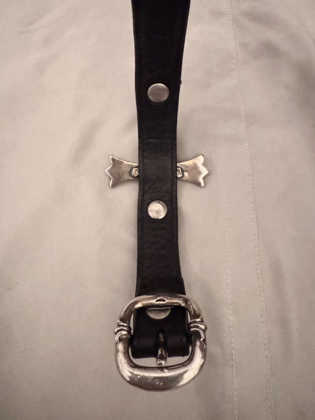 Chrome Hearts Chrome Hearts Cross Gunslinger Leather Bracelet Size ONE SIZE - 6 Thumbnail
