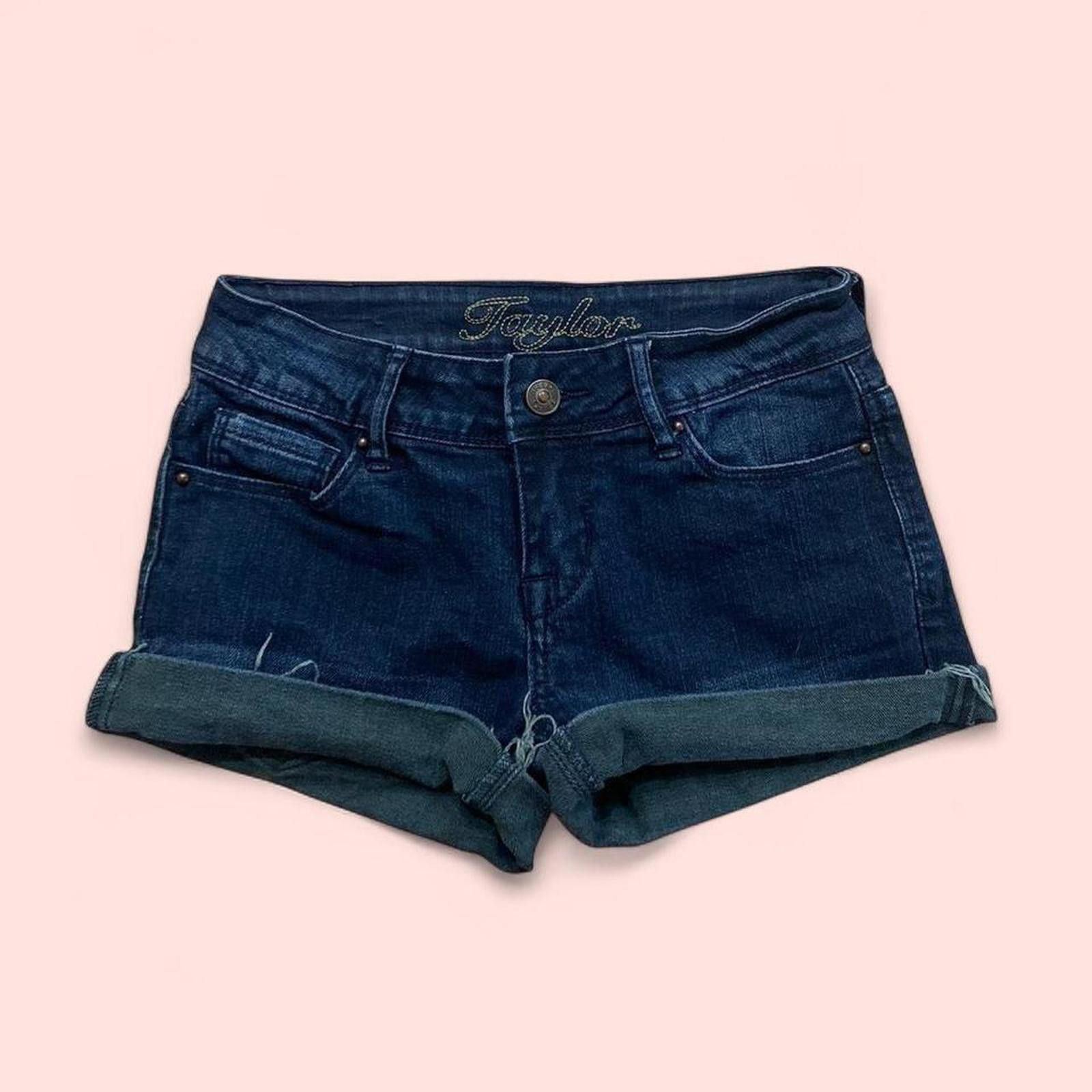 Designer Delia’s- Navy blue Lowrise shorts Size 26" / US 2 / IT 38 - 2 Thumbnail