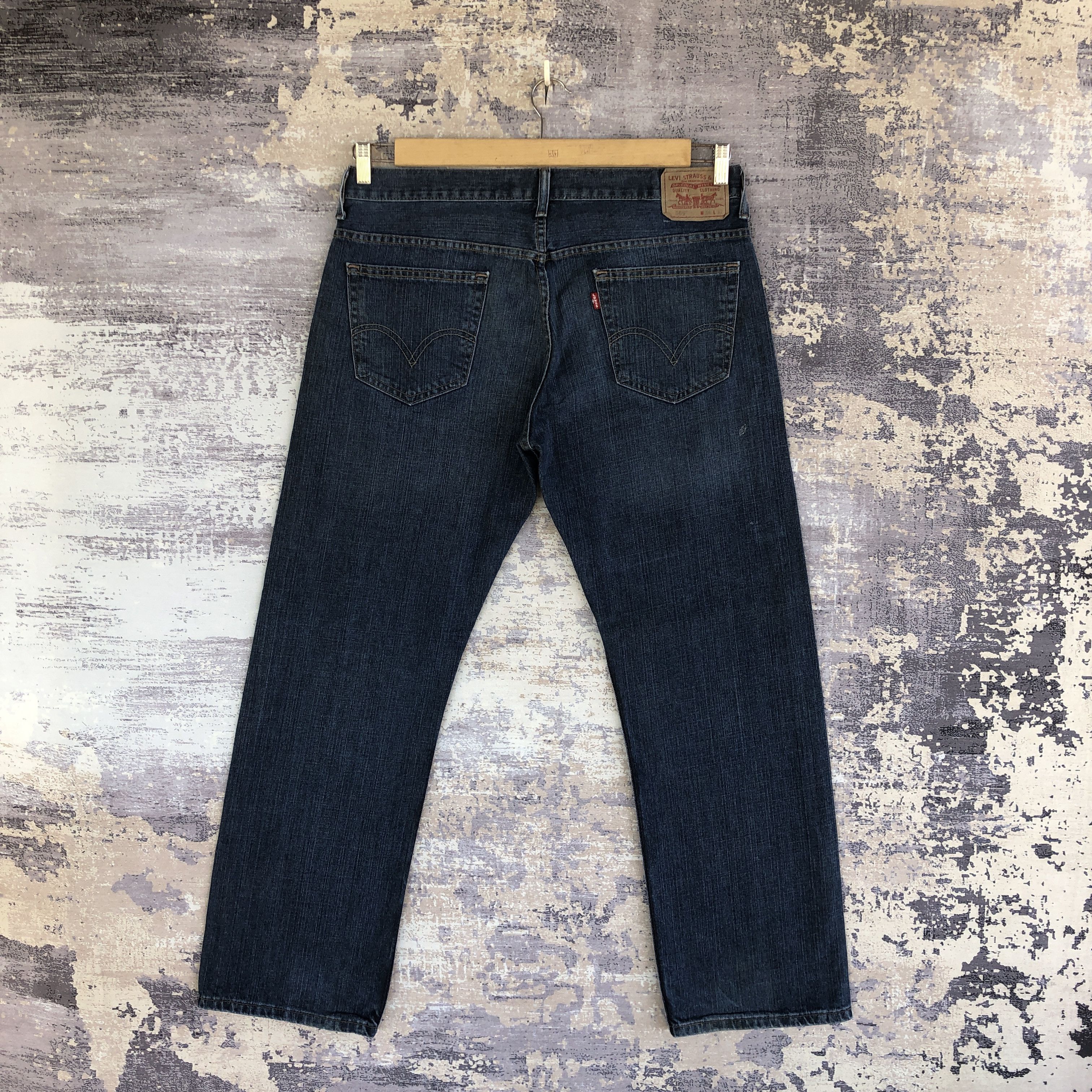 Levi's Vintage Y2K Levis 569 Baggy Jeans Levi's Faded Ripped Denim Size US 36 / EU 52 - 2 Thumbnail