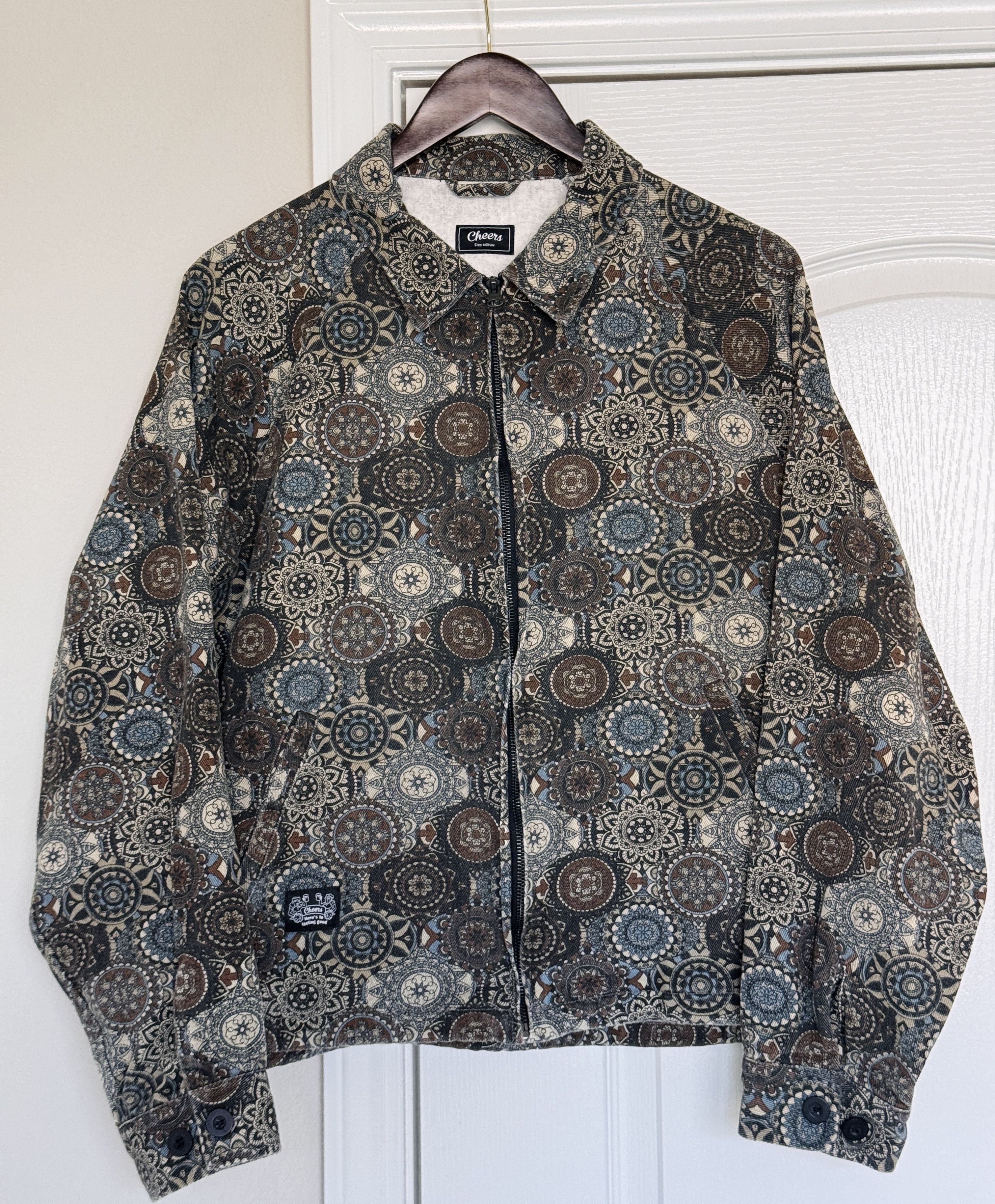 Tapestry Cropped Zip Jacket from Japan
