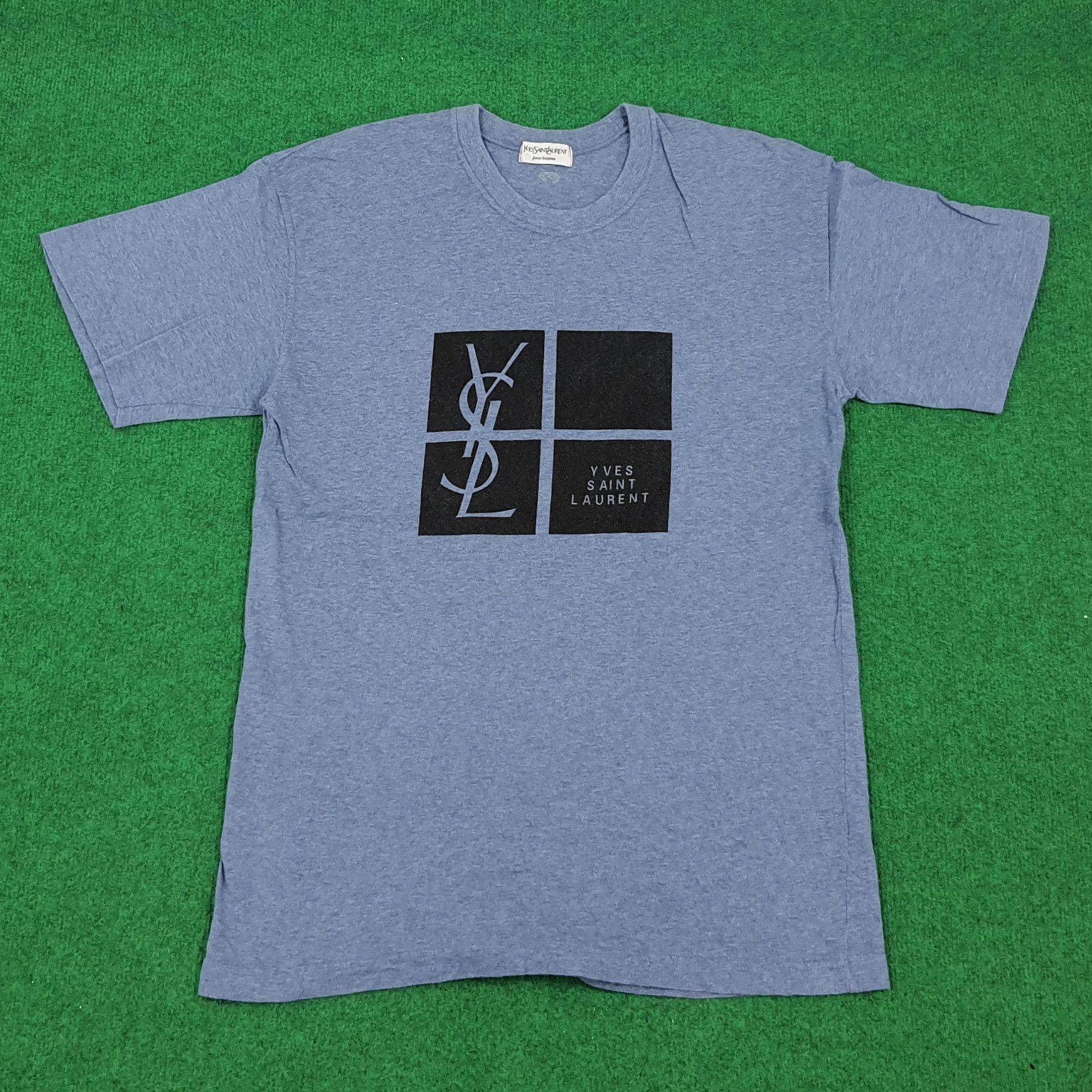 Vintage × Yves Saint Laurent Vintage YSL Yves Saint Laurent Designer Tshirt Size US M / EU 48-50 / 2 - 1 Thumbnail