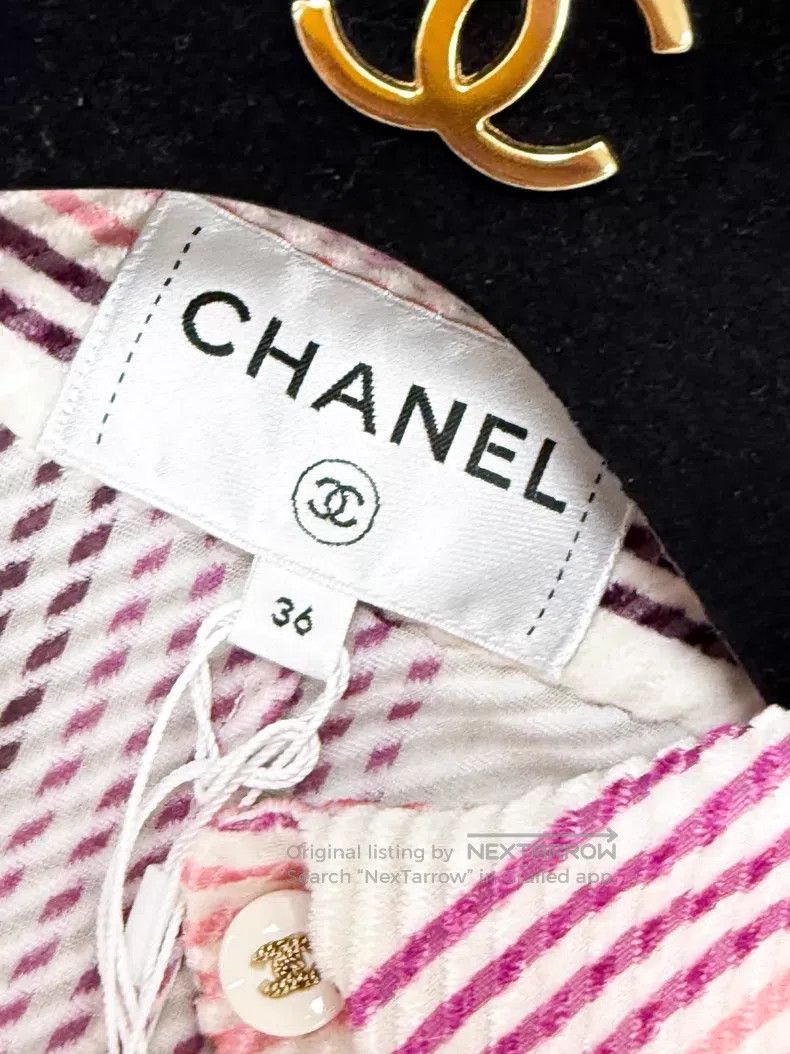 Chanel Chanel Double C printed long-sleeved shirt Size XS / US 0-2 / IT 36-38 - 6 Thumbnail
