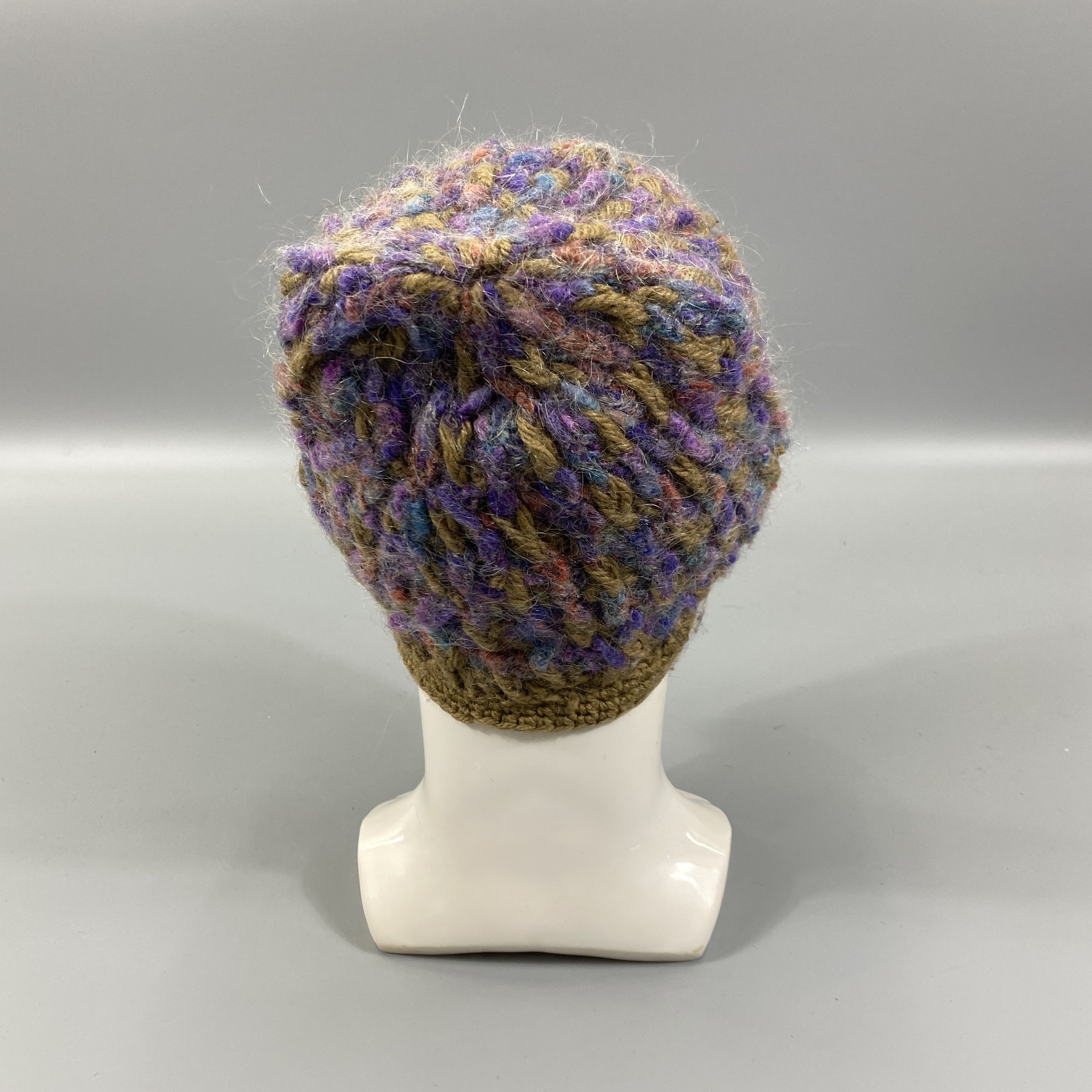 Japanese Brand Multicolor Wool Snow Cap Beanie Hats -BN1141 Size ONE SIZE - 3 Thumbnail