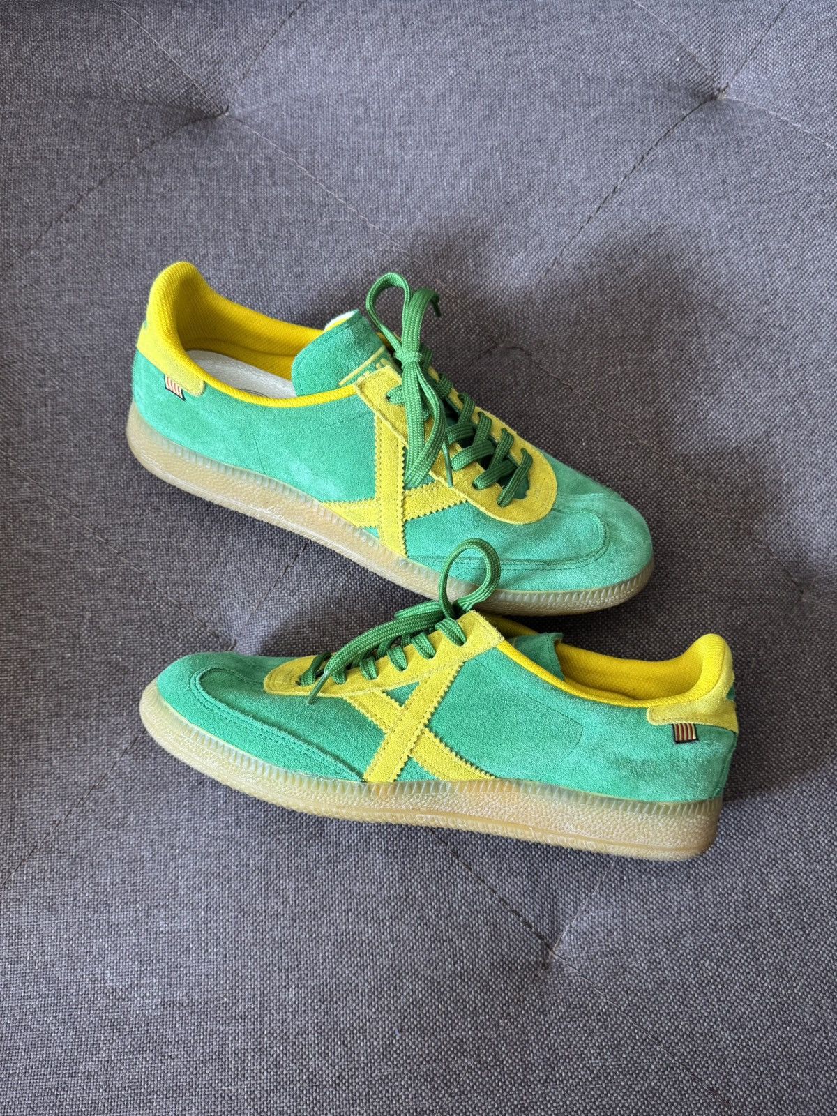 Penalty Munich From Barcelona y2k Brazil Suede Leather Low Sneakers Size US 8 / EU 41 - 2 Thumbnail