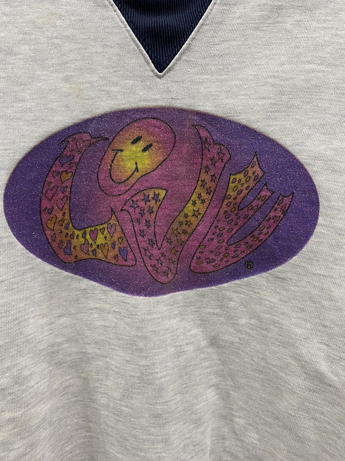 Vintage Vintage SMILEY love raglan sweatshirt Size US M / EU 48-50 / 2 - 3 Thumbnail
