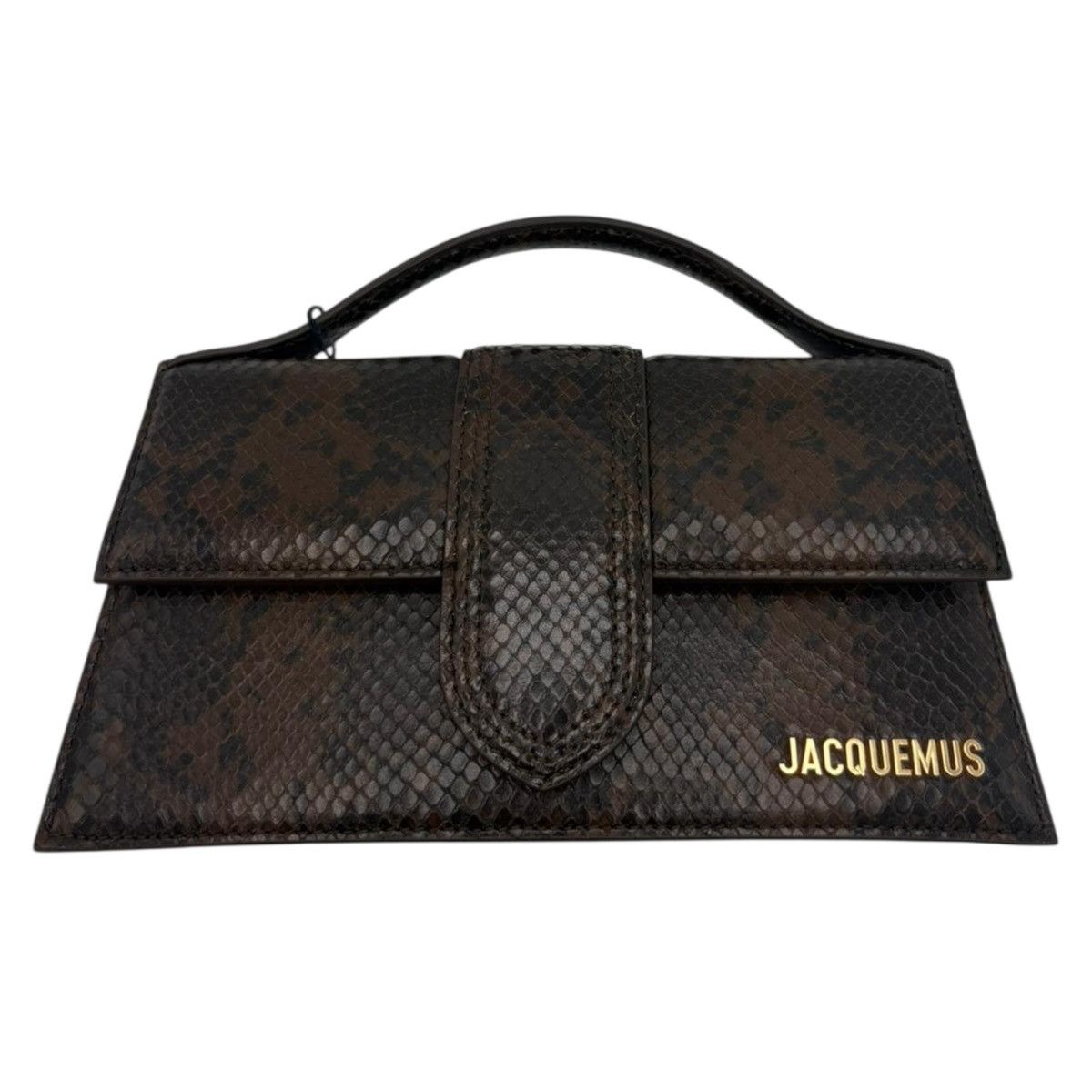 Jacquemus Jacquemus Le Grand Bambino Brown Snake Gold Size ONE SIZE - 2 Thumbnail