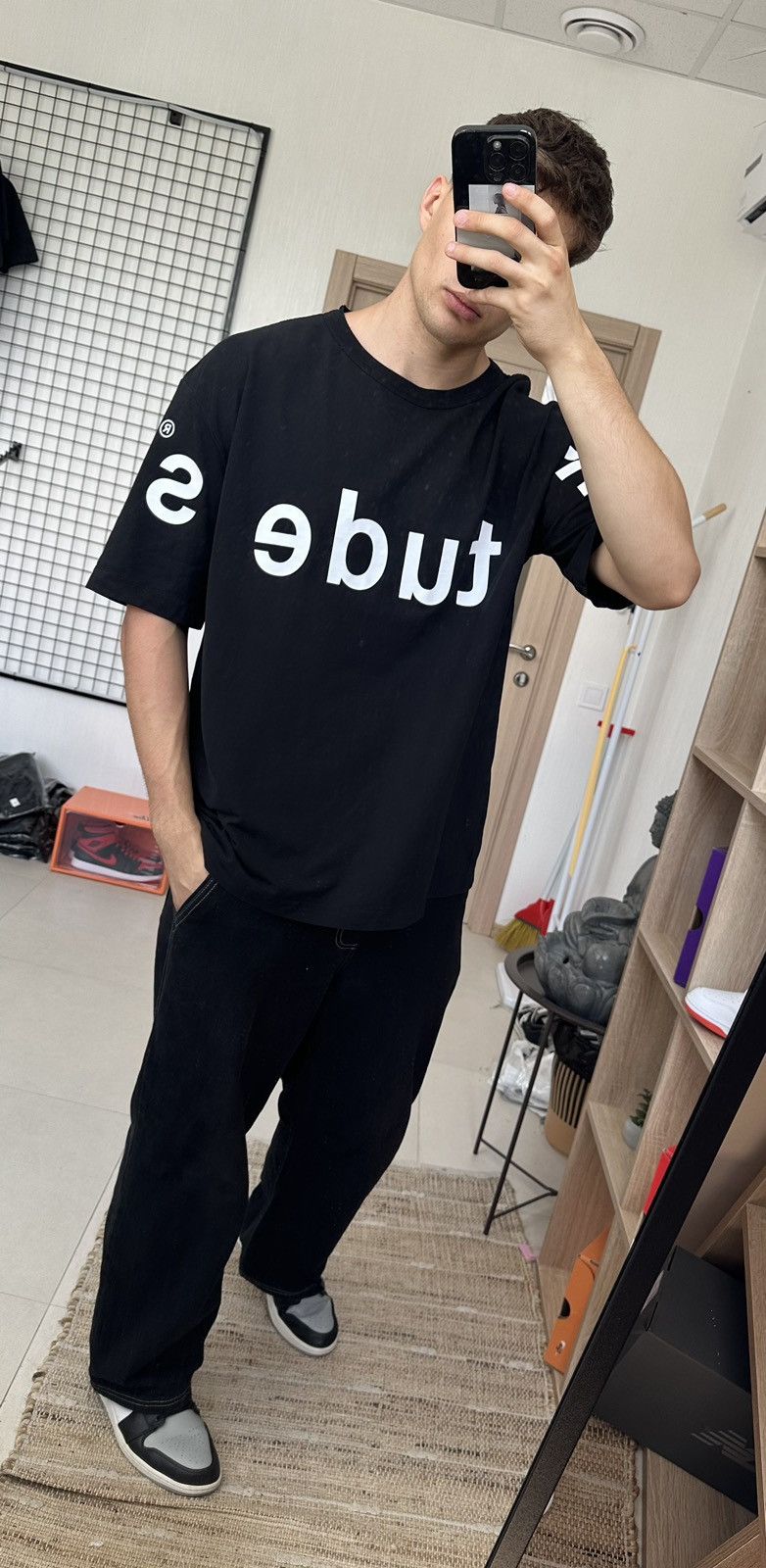 Etudes Etudes Paris Museum Tee Men Black Oversized made in Portugal Size US M / EU 48-50 / 2 - 14 Thumbnail