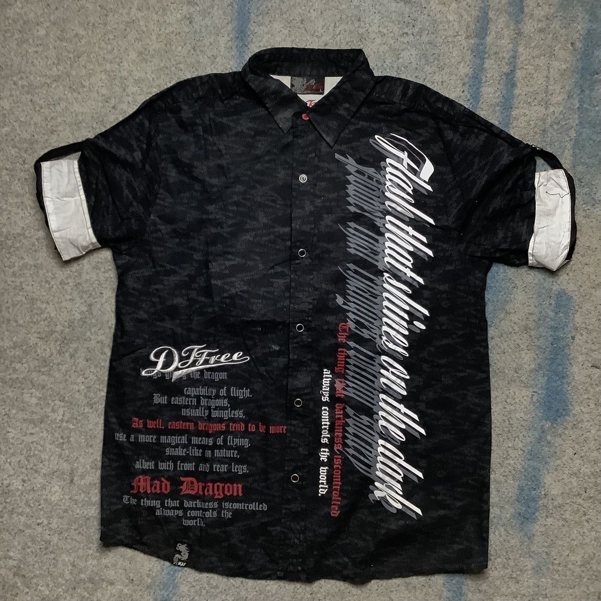 Designer × Hysteric Glamour × If Six Was Nine Y2k DjFree ifsixwasnine poem shirt like dogtown Size US L / EU 52-54 / 3 - 7 Thumbnail
