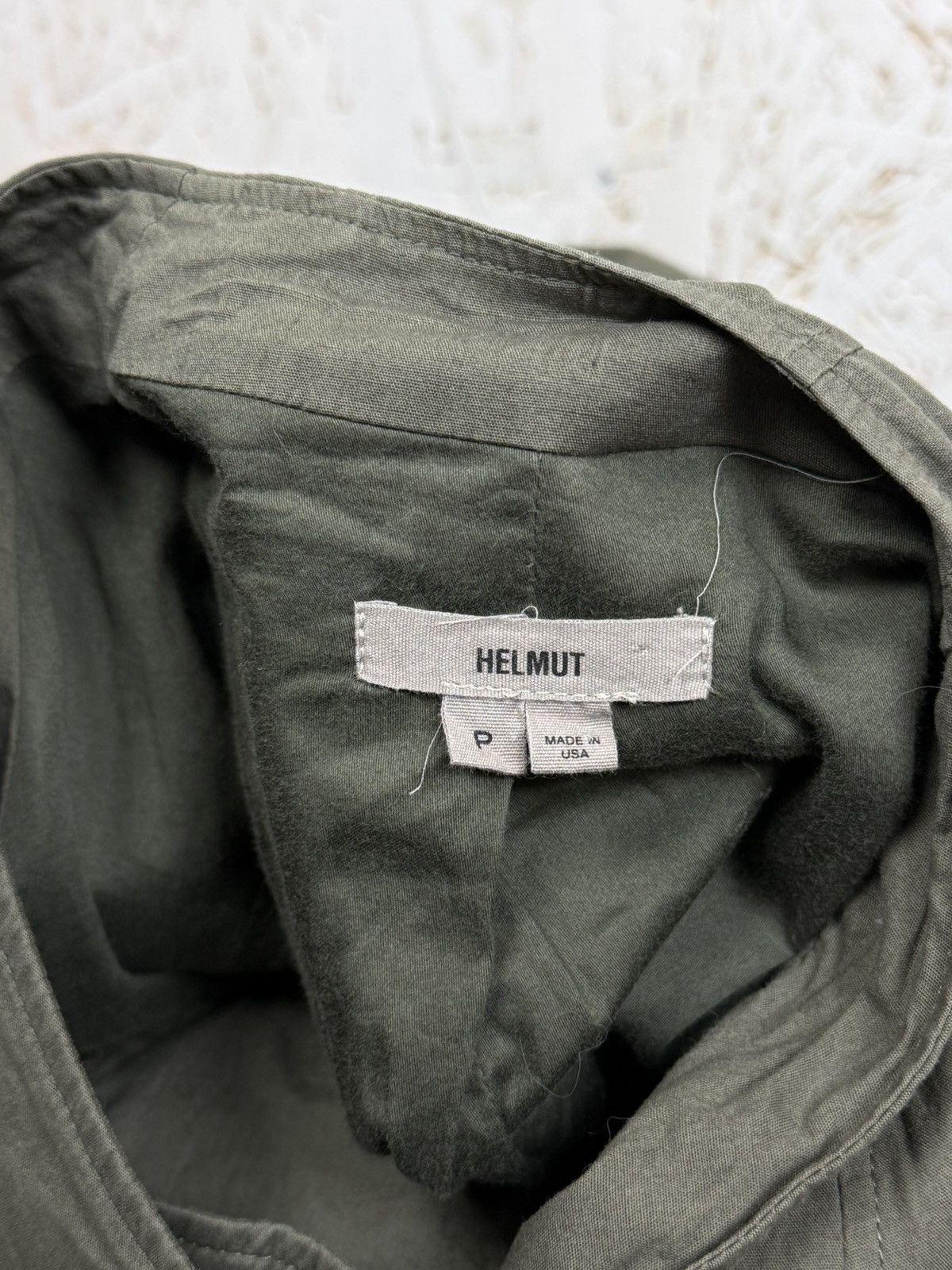 Helmut Lang Helmut Lang Draped Cotton Biker Jacket In Green Size S Size S / US 4 / IT 40 - 8 Thumbnail
