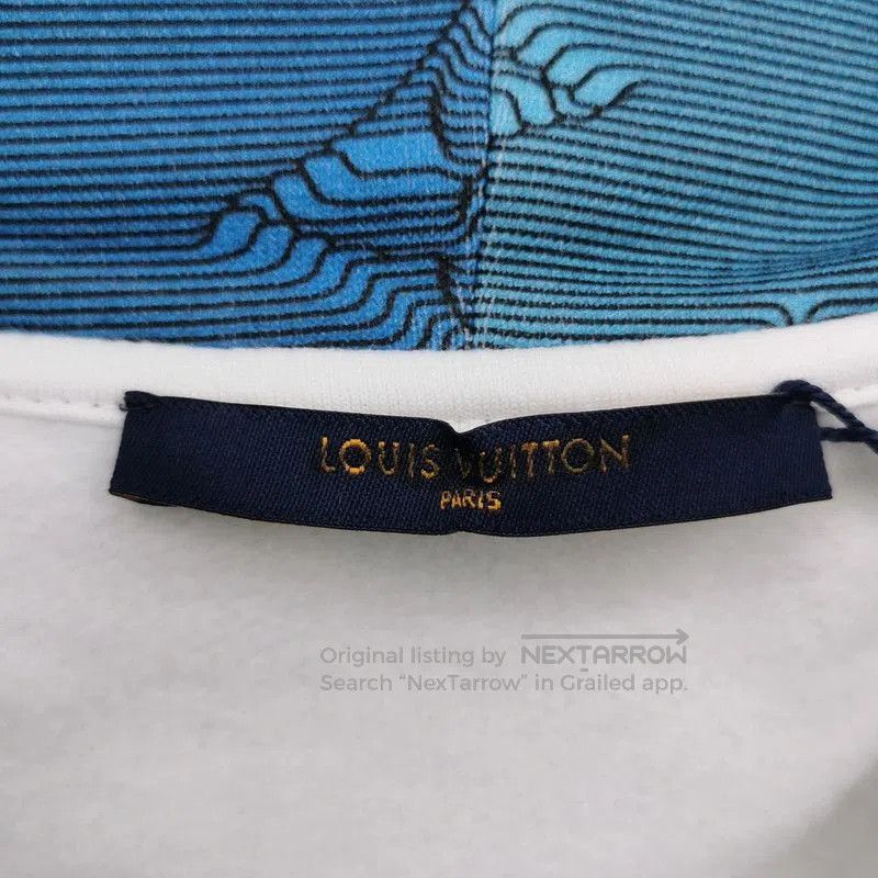 Louis Vuitton Louis Vuitton Cotton Monogram Hoodie in Blue. Size US M / EU 48-50 / 2 - 9 Thumbnail