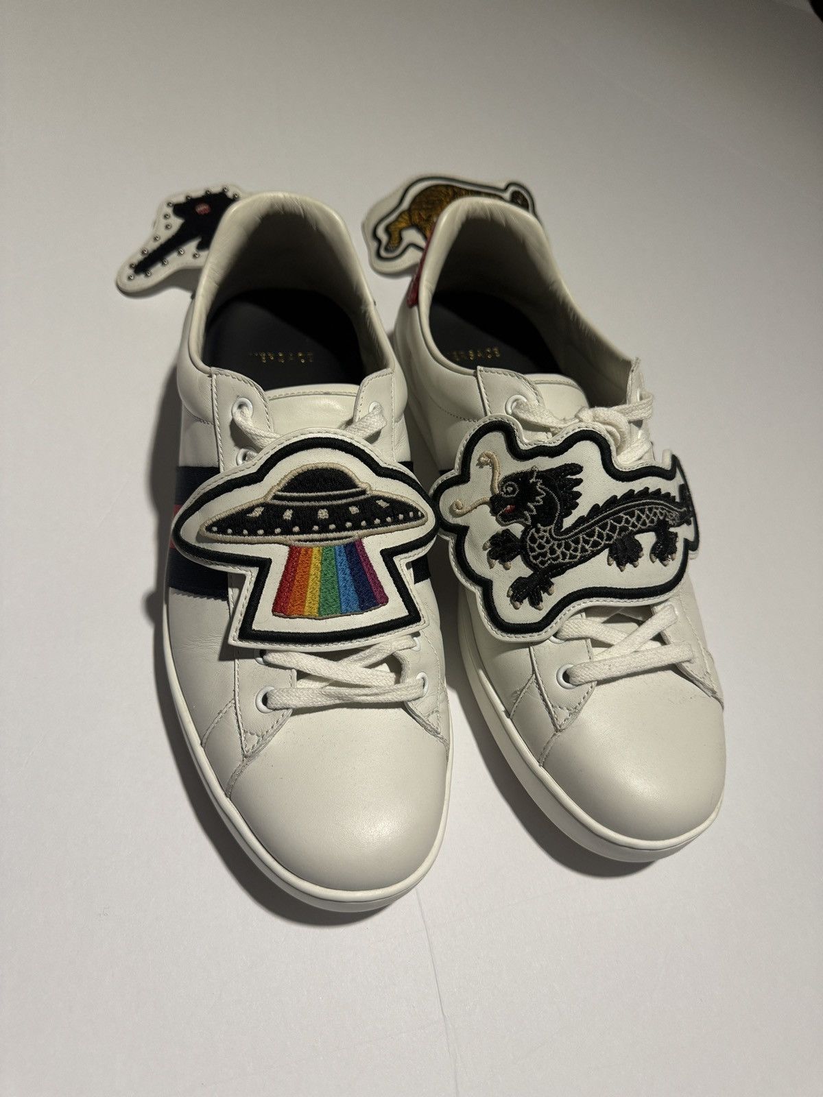 Gucci Gucci Ace Patches Mens Size 12.5G US13 Size US 13 / EU 46 - 3 Thumbnail