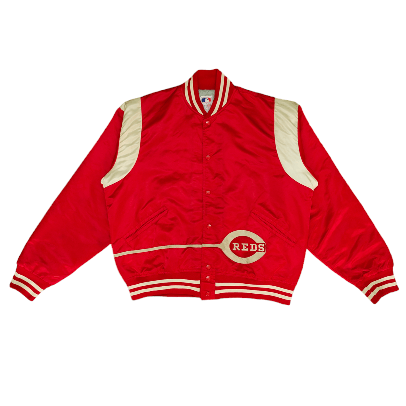 MLB 1980s Cincinnati Reds Baseball Team Mlb Nylon Satin Jacket Size US L / EU 52-54 / 3 - 1 Thumbnail