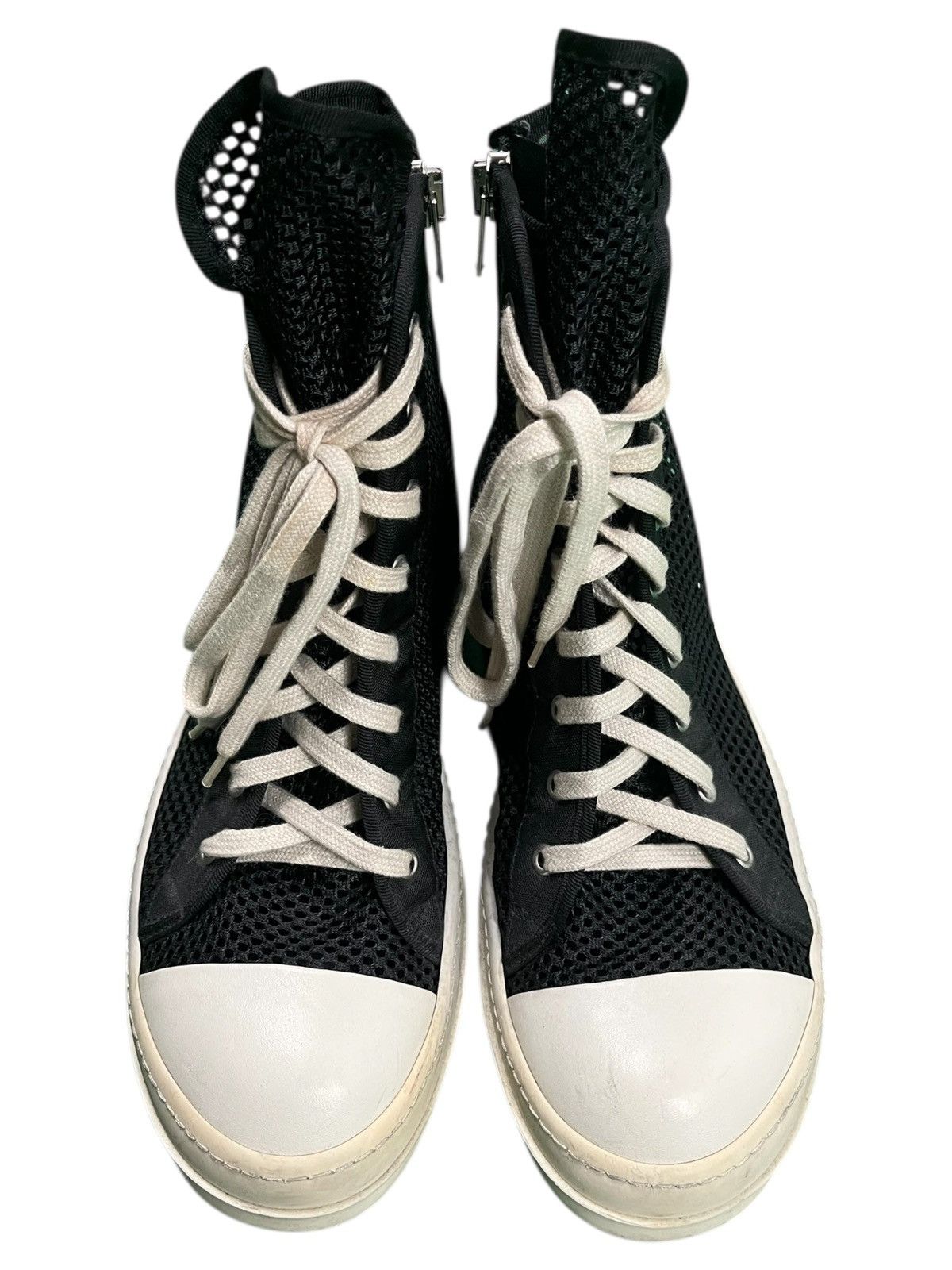Rick Owens Drkshdw Rick Owens SS14 DRKSHDW Mesh Ramone Sneakers Size US 9 / EU 42 - 2 Thumbnail