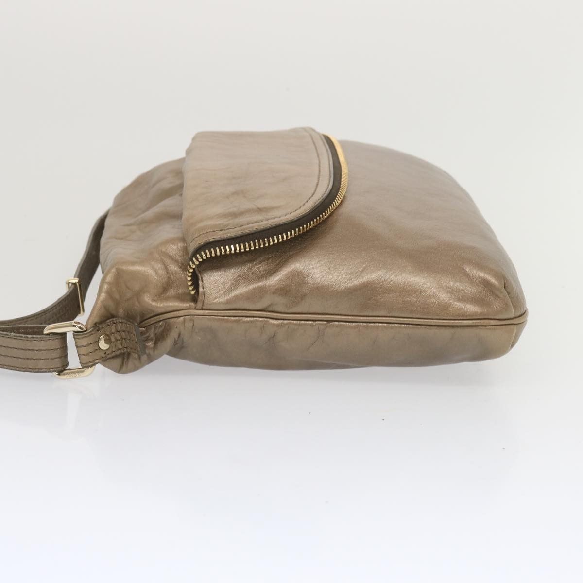 Fendi FENDI Shoulder Bag Leather Bronze Size ONE SIZE - 5 Thumbnail