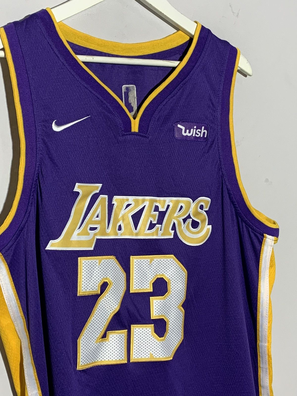 NBA #23 James Lakers Nike Y2k Streetwear NBA Basketball Jersey Size US XL / EU 56 / 4 - 3 Thumbnail