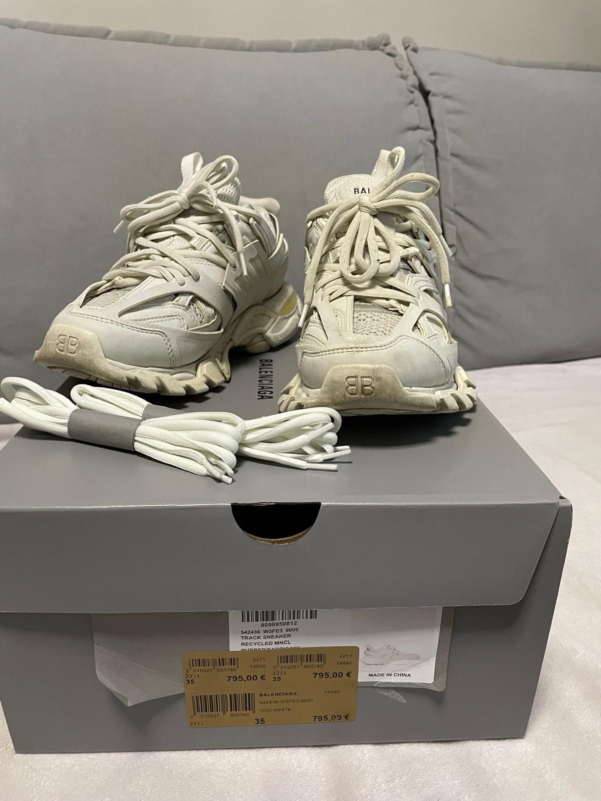 Balenciaga Balenciaga Track Trainer White Size US 4 / IT 34 - 4 Thumbnail