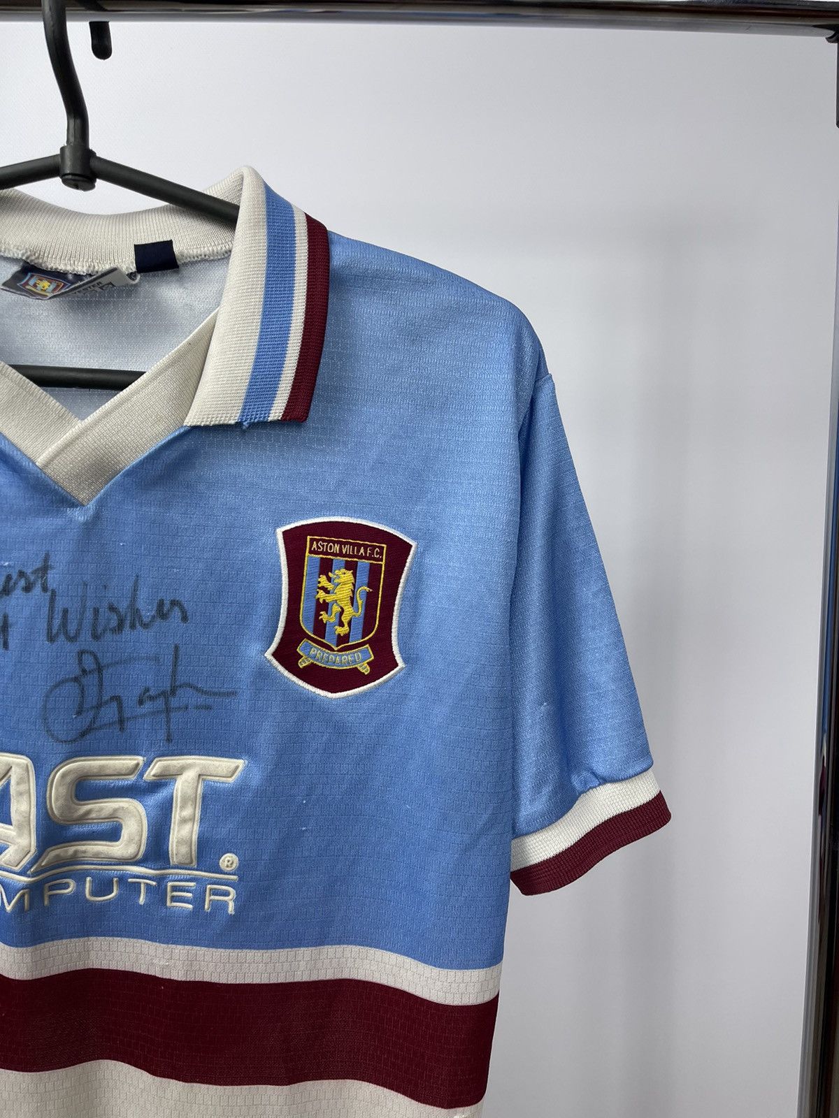 Reebok × Vintage ASTON VILLA 1997 1998 Away Football Jersey Reebok Sz YTHS Size US XS / EU 42 / 0 - 2 Thumbnail