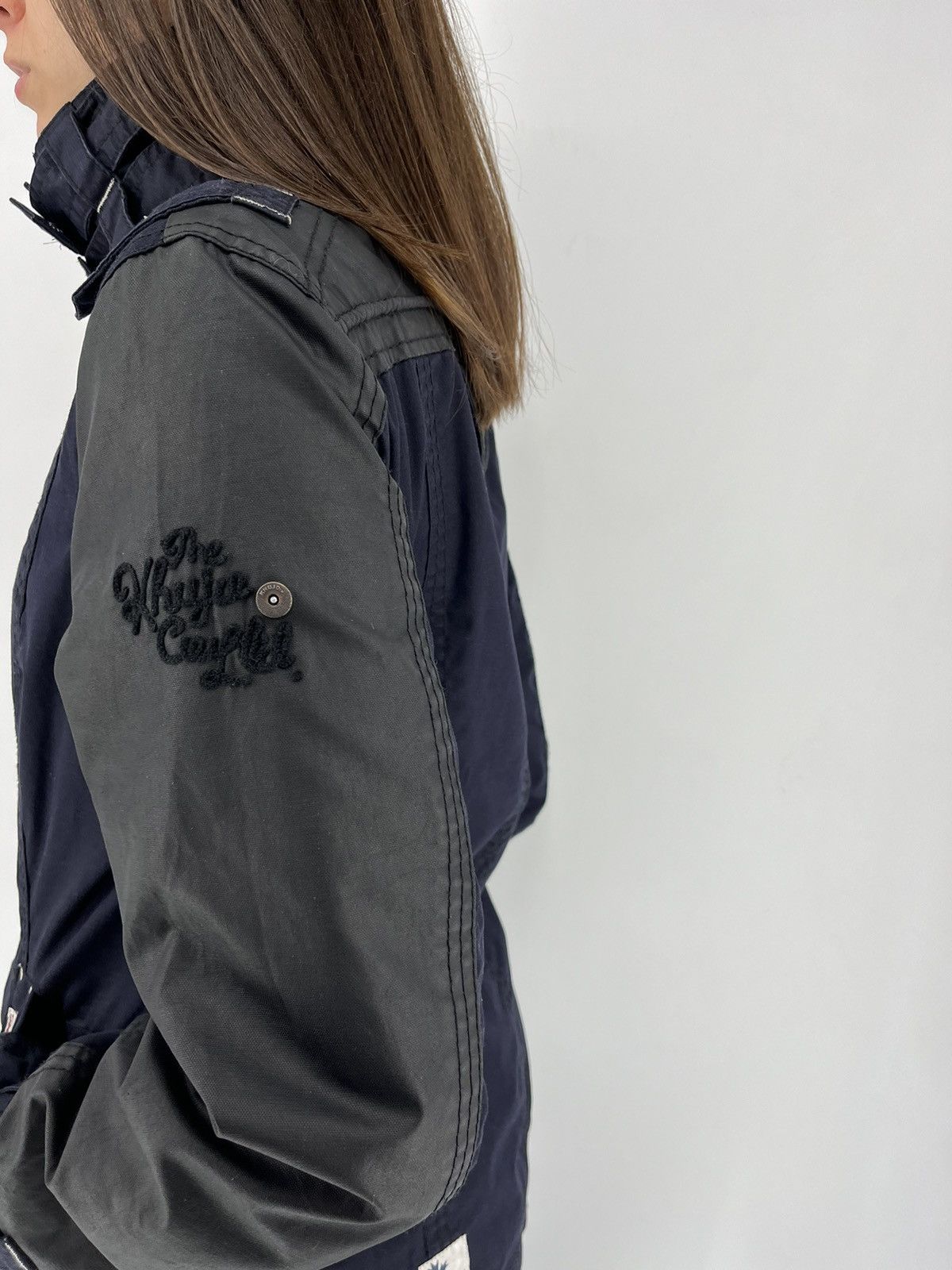 khujo Vintage KHUJO Military Jacket Womens Size L Streetwear Style Size L / US 10 / IT 46 - 7 Thumbnail