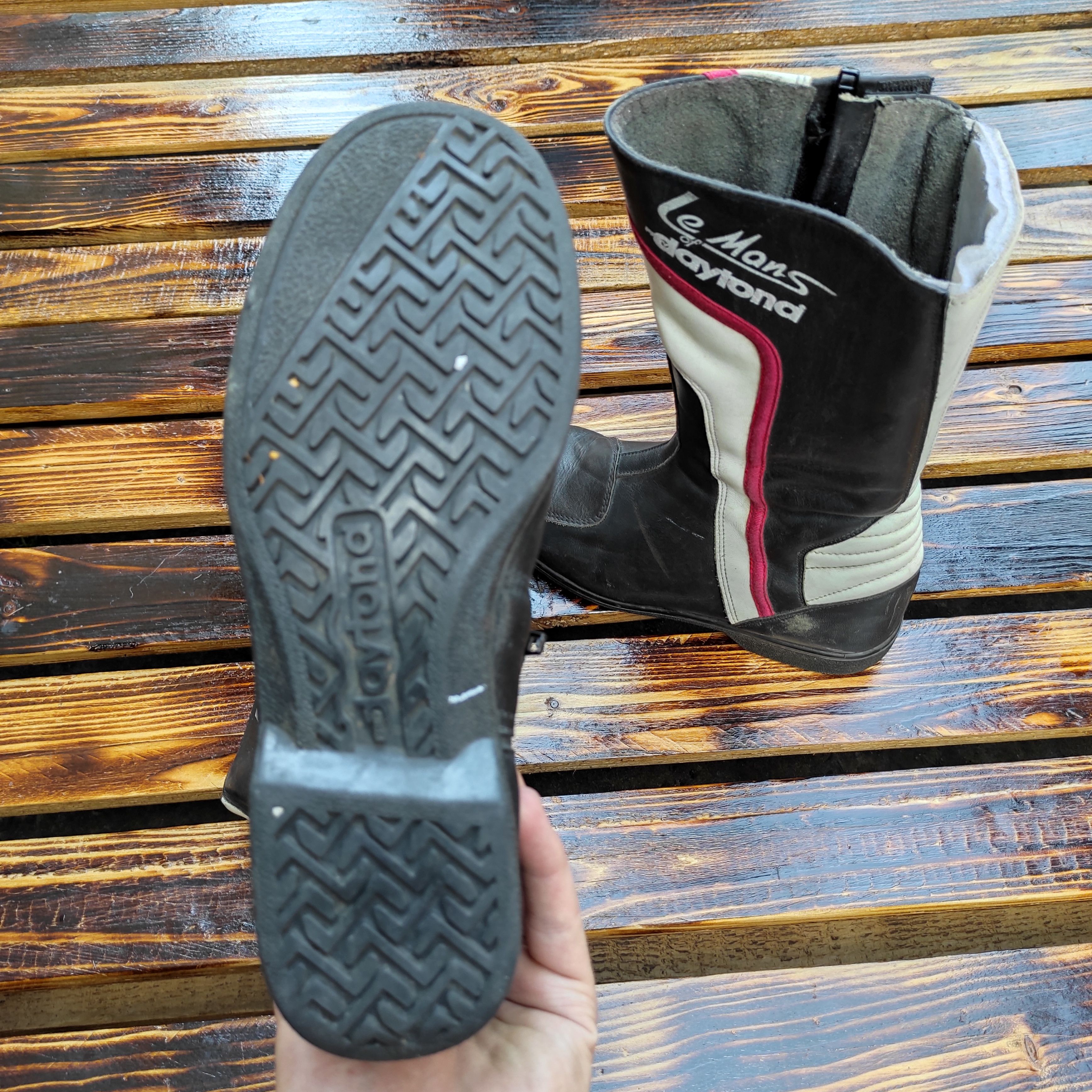 Daytona × Vintage FREY DAYTONA Le Mans Leather Motorcycle Boots Size EU 38 Size US 5.5 / EU 38 - 7 Thumbnail
