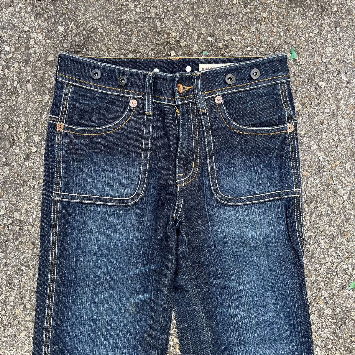 Japanese Brand Flared Japanese Denim Rush Hour Bootcut Pants Size 27" / US 4 / IT 40 - 3 Thumbnail