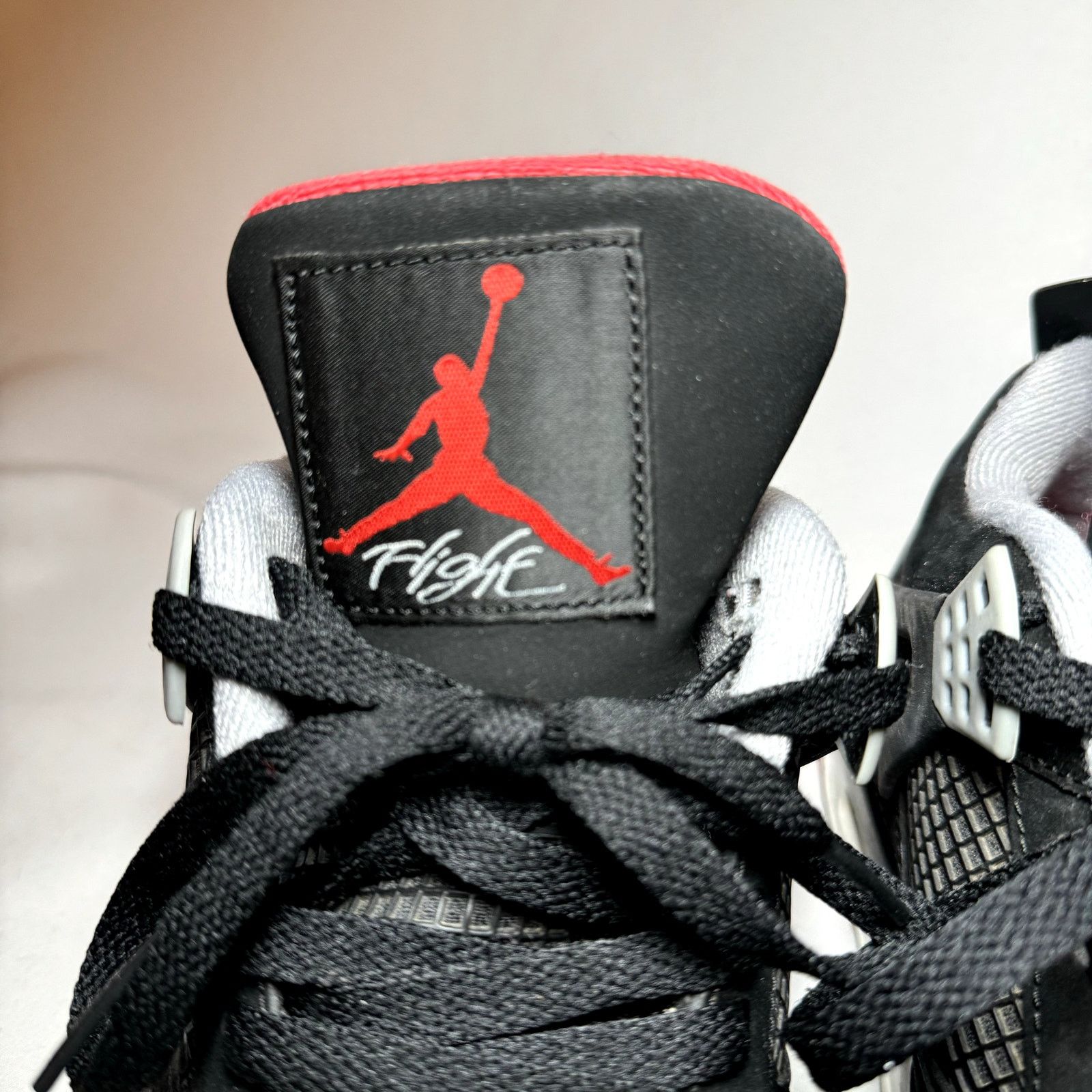 Jordan Brand × Nike Size 10 - Nike Air Jordan 4 Retro Bred 2012 Men's Shoes Size US 10 / EU 43 - 5 Thumbnail