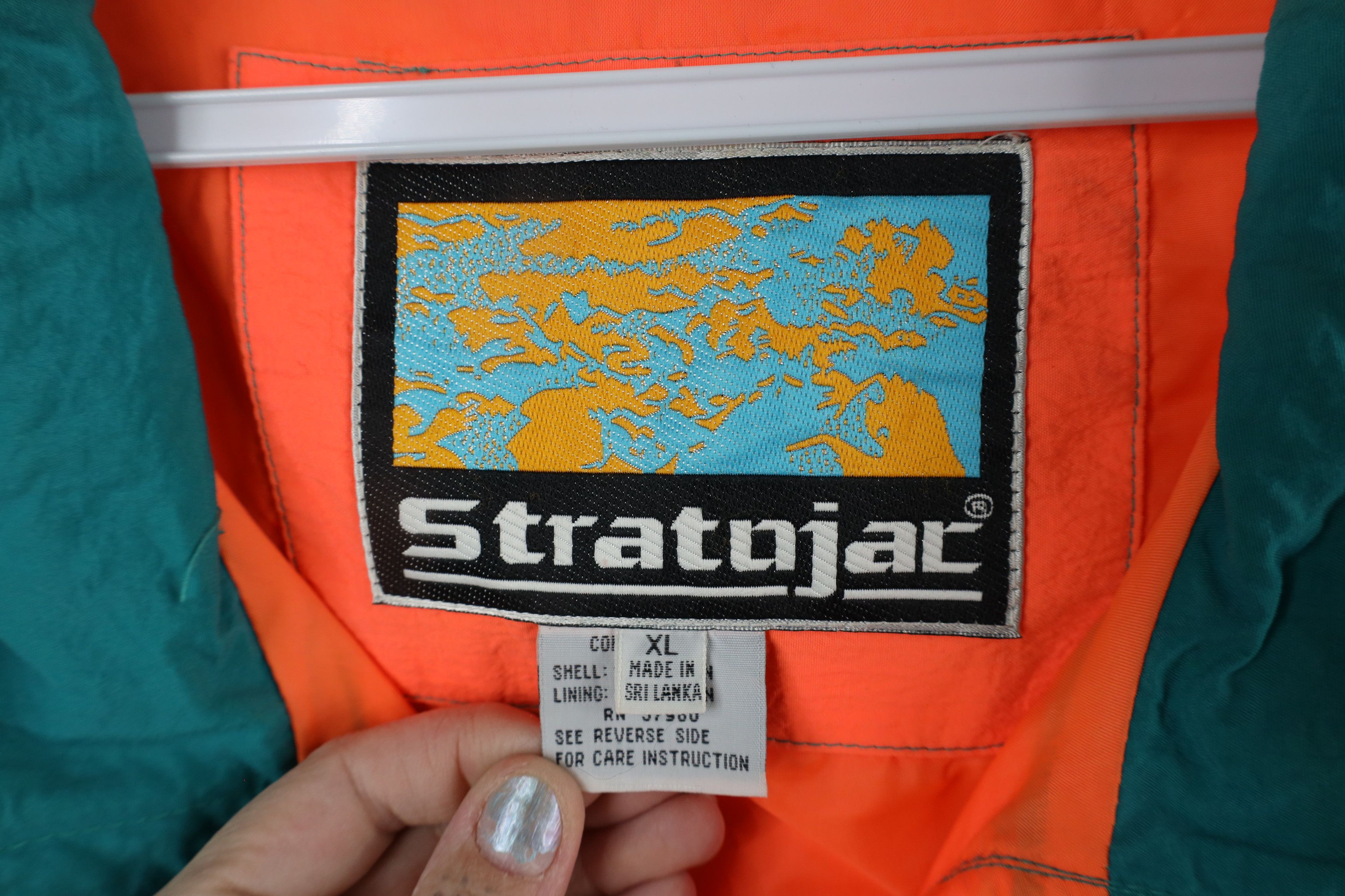 Vintage Vintage 90s Streetwear Full Zip Windbreaker Jacket Nylon Size US XL / EU 56 / 4 - 4 Thumbnail