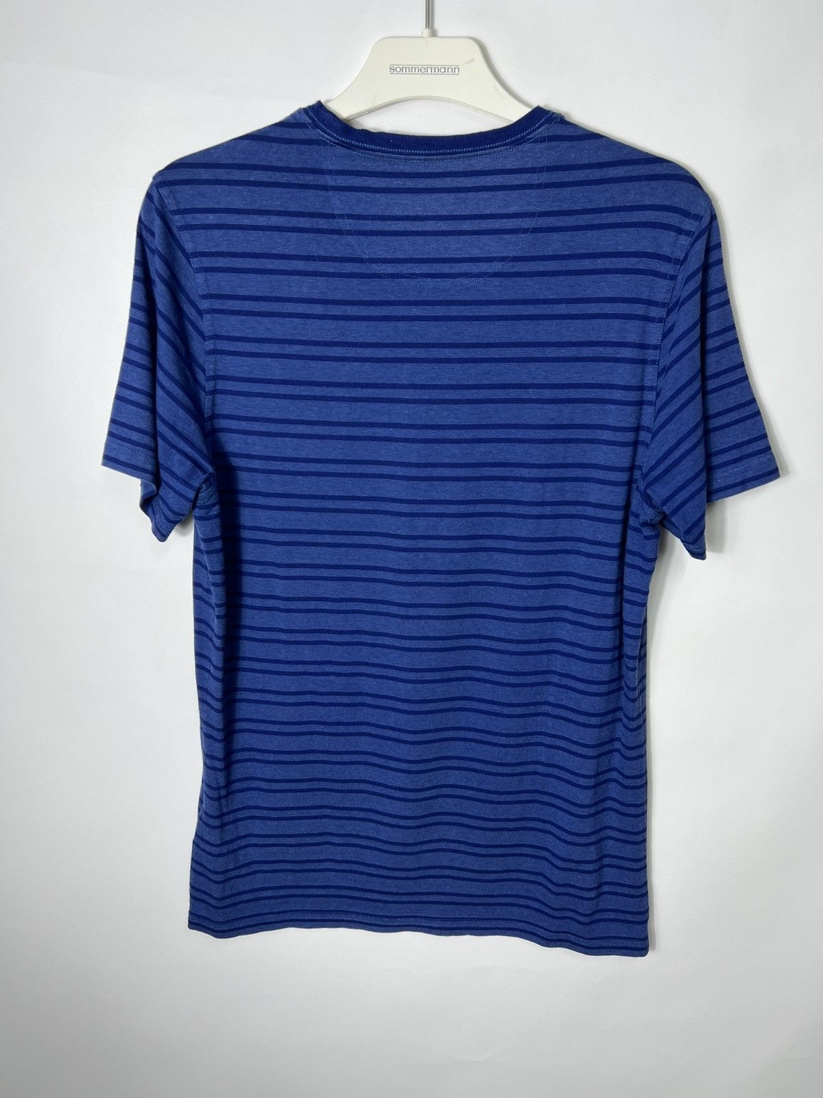 Barbour Vintage streetwear designer Barbour Tailored Fit Striped Tee Size US S / EU 44-46 / 1 - 7 Thumbnail