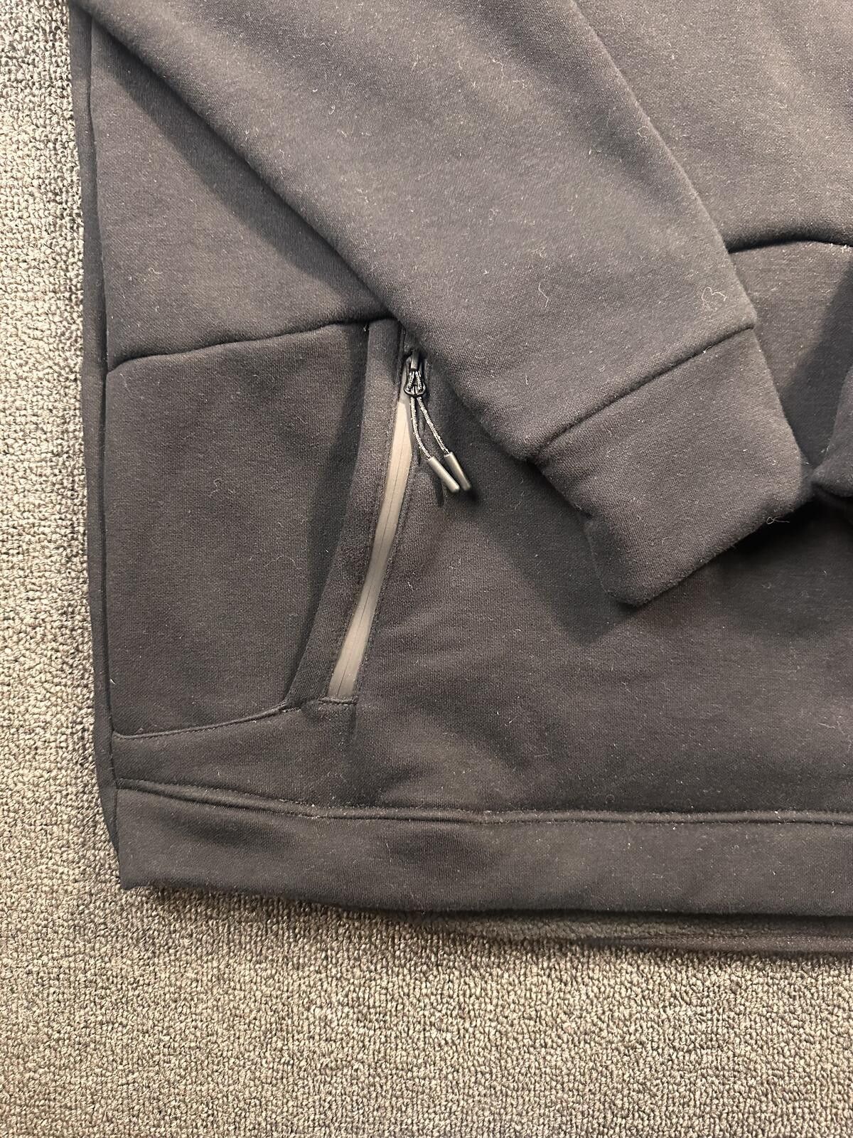 Tekla Tesla Black Hoodie with Zippered Pocket Size US M / EU 48-50 / 2 - 2 Thumbnail