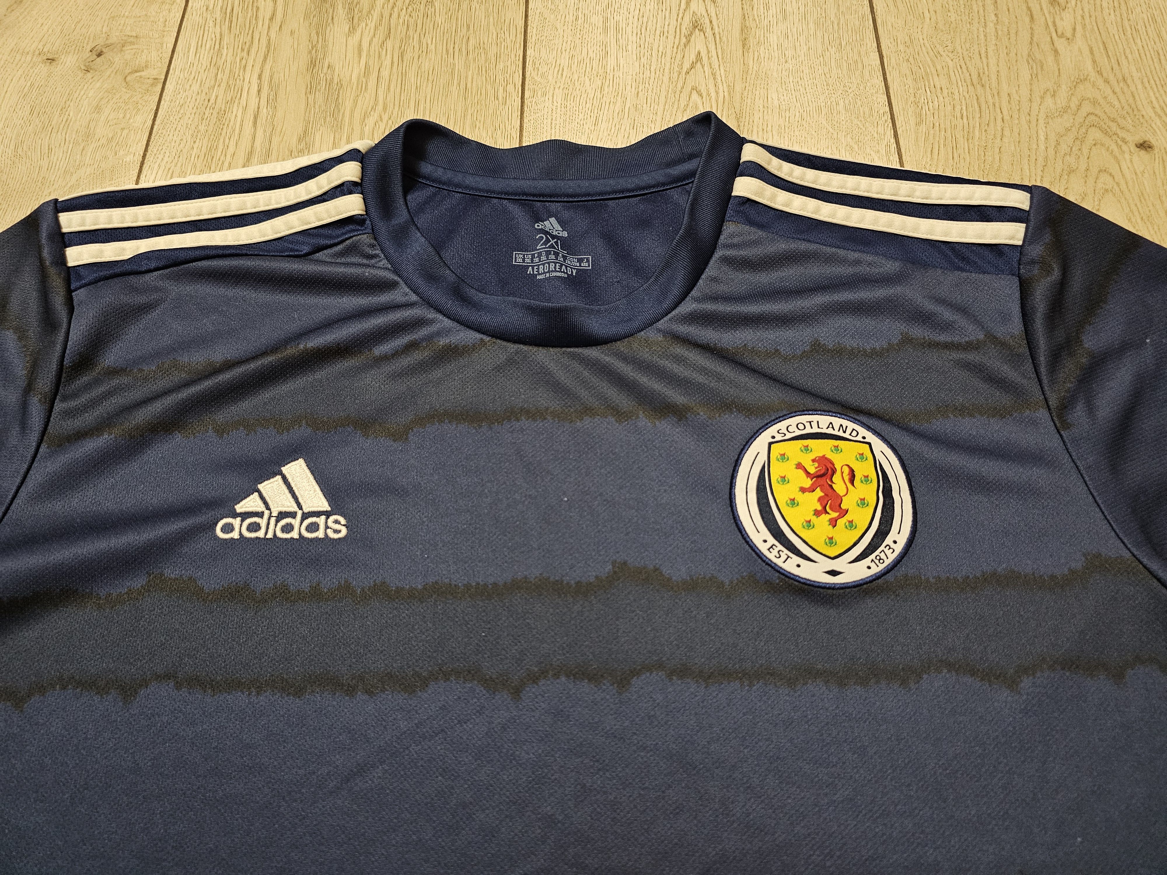 Adidas SCOTLAND 2020 2022 HOME FOOTBALL SHIRT SOCCER JERSEY Size US XXL / EU 58 / 5 - 3 Thumbnail