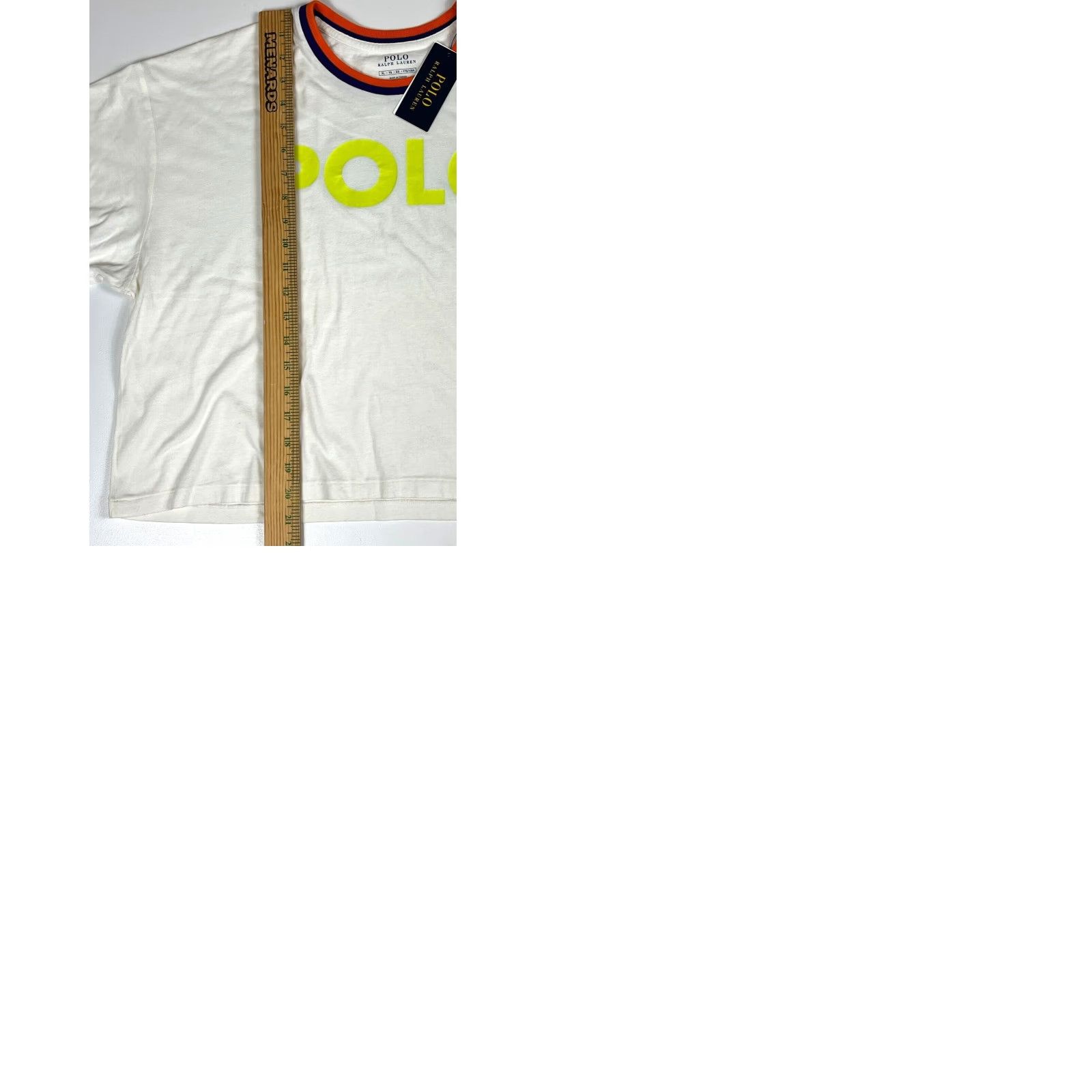 Polo Ralph Lauren Polo Ralph Lauren Cropped T-Shirt Womens XL White Crew Neck Short Sleeve NWT Size XL / US 12-14 / IT 48-50 - 10 Thumbnail