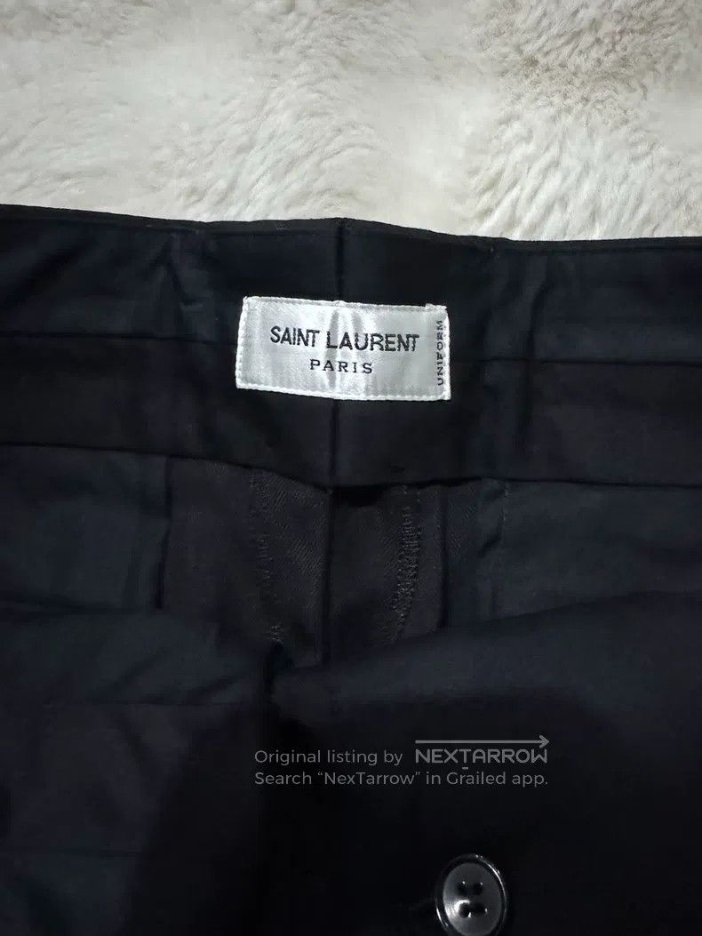 Saint Laurent Paris Saint Laurent Paris Men's Wool Suit Pants Size US 30 / EU 46 - 2 Thumbnail