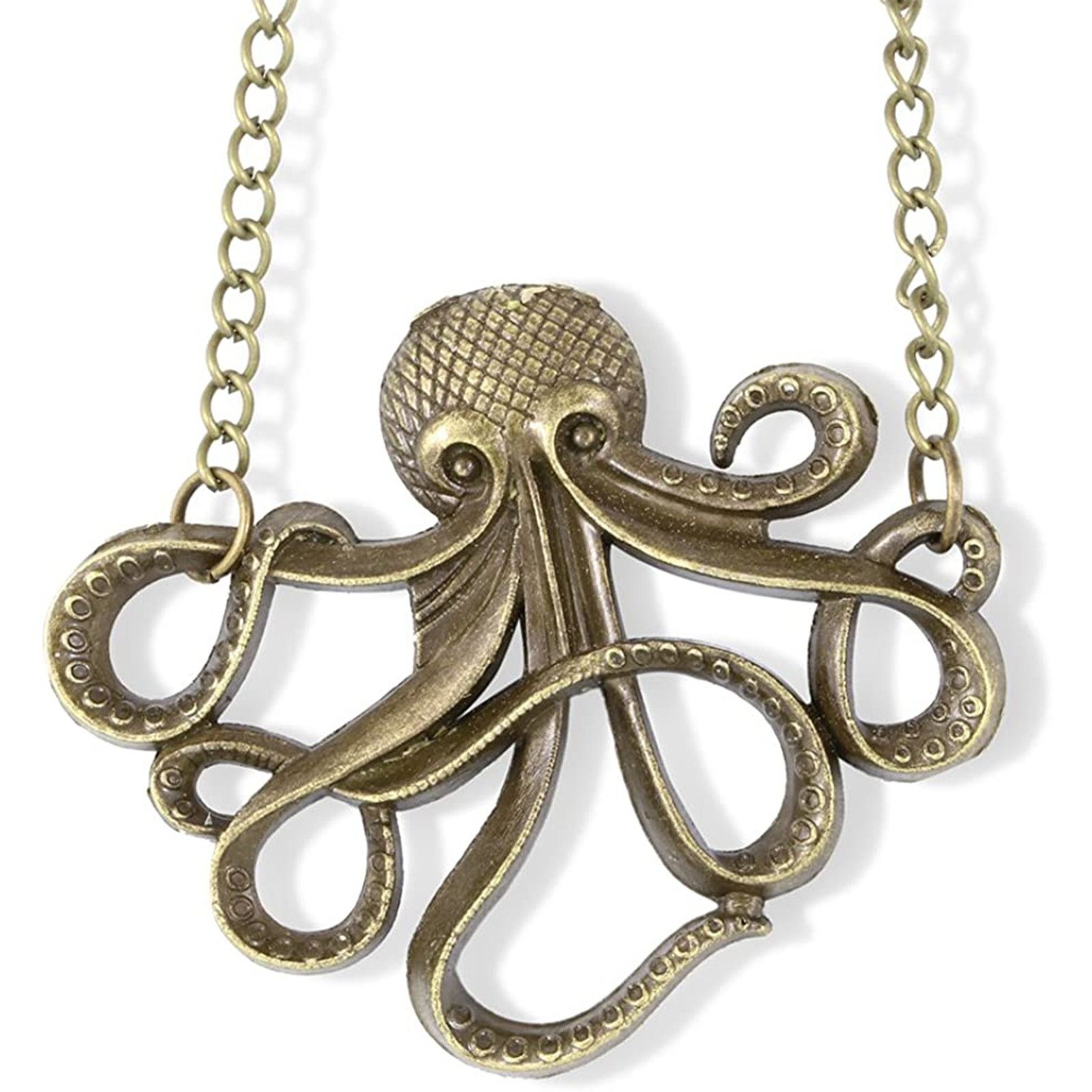 & Other Stories Octopus Charm Necklace - For Sea Creature Fans Size ONE SIZE - 1 Thumbnail