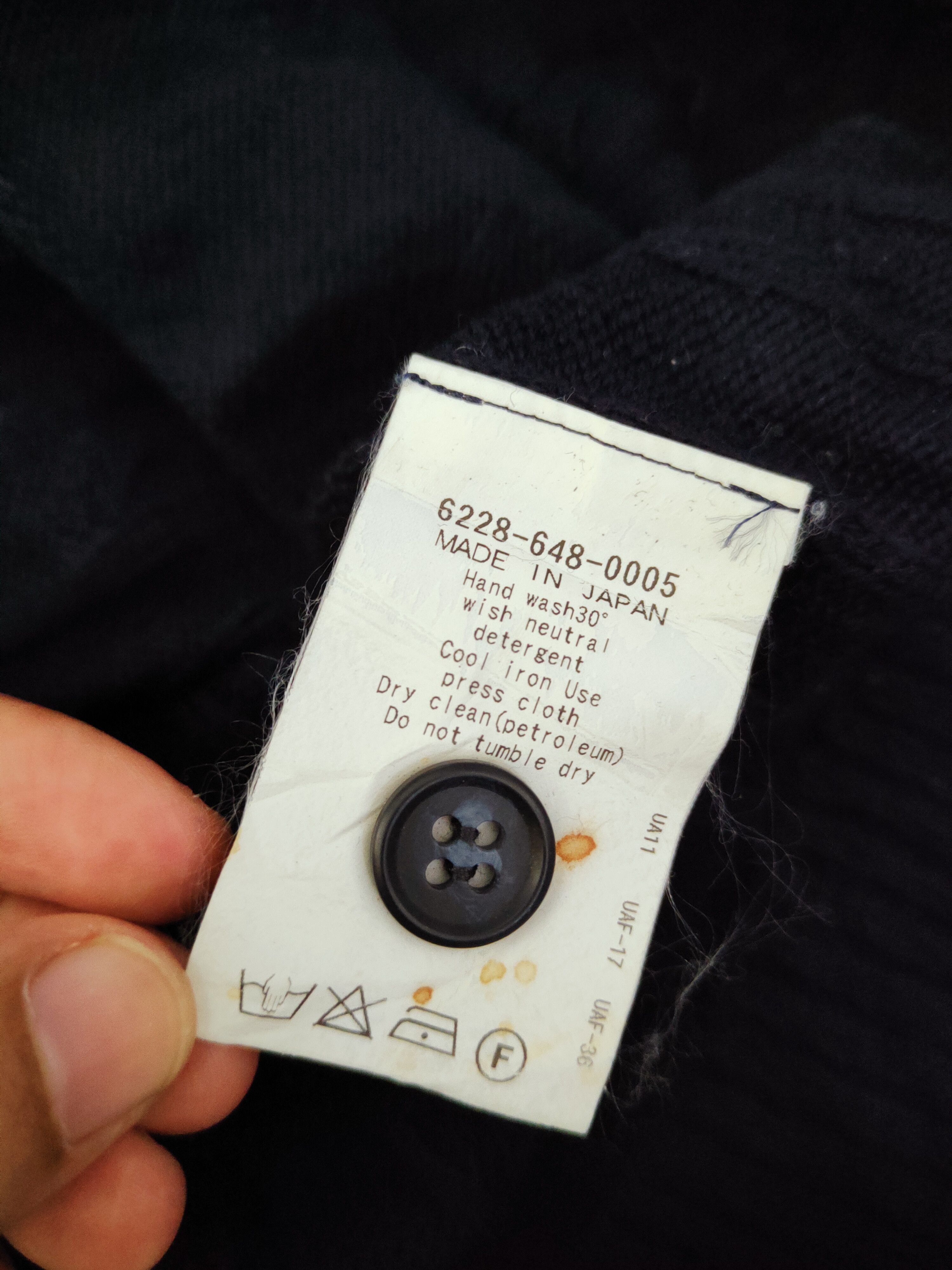 Aran Isles Knitwear United Arrows japan Navy Knitwear Cardigan #W546 Size US L / EU 52-54 / 3 - 10 Thumbnail