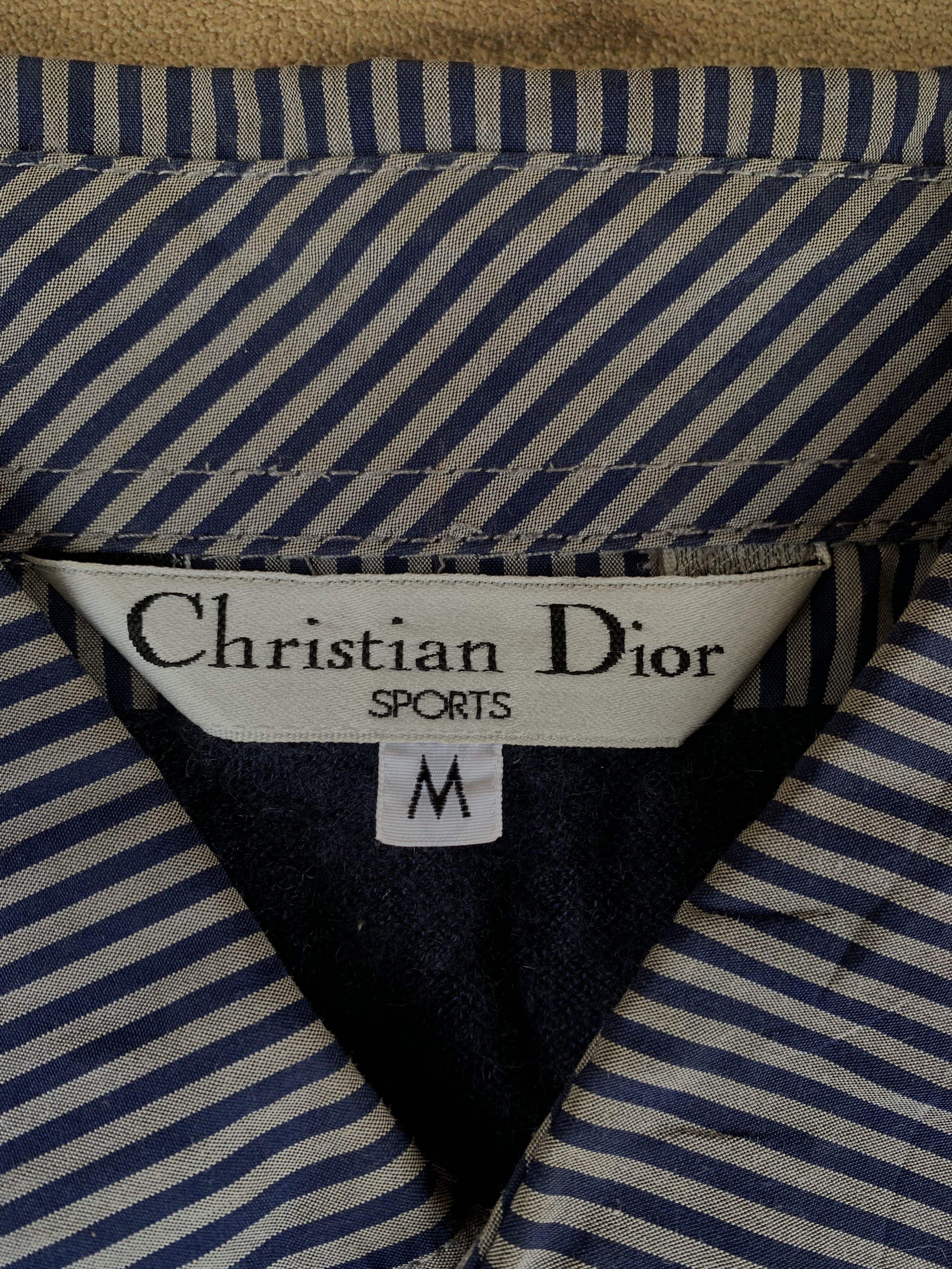 Christian Dior Monsieur Christian Dior sports knitwear with collar Size US M / EU 48-50 / 2 - 5 Thumbnail