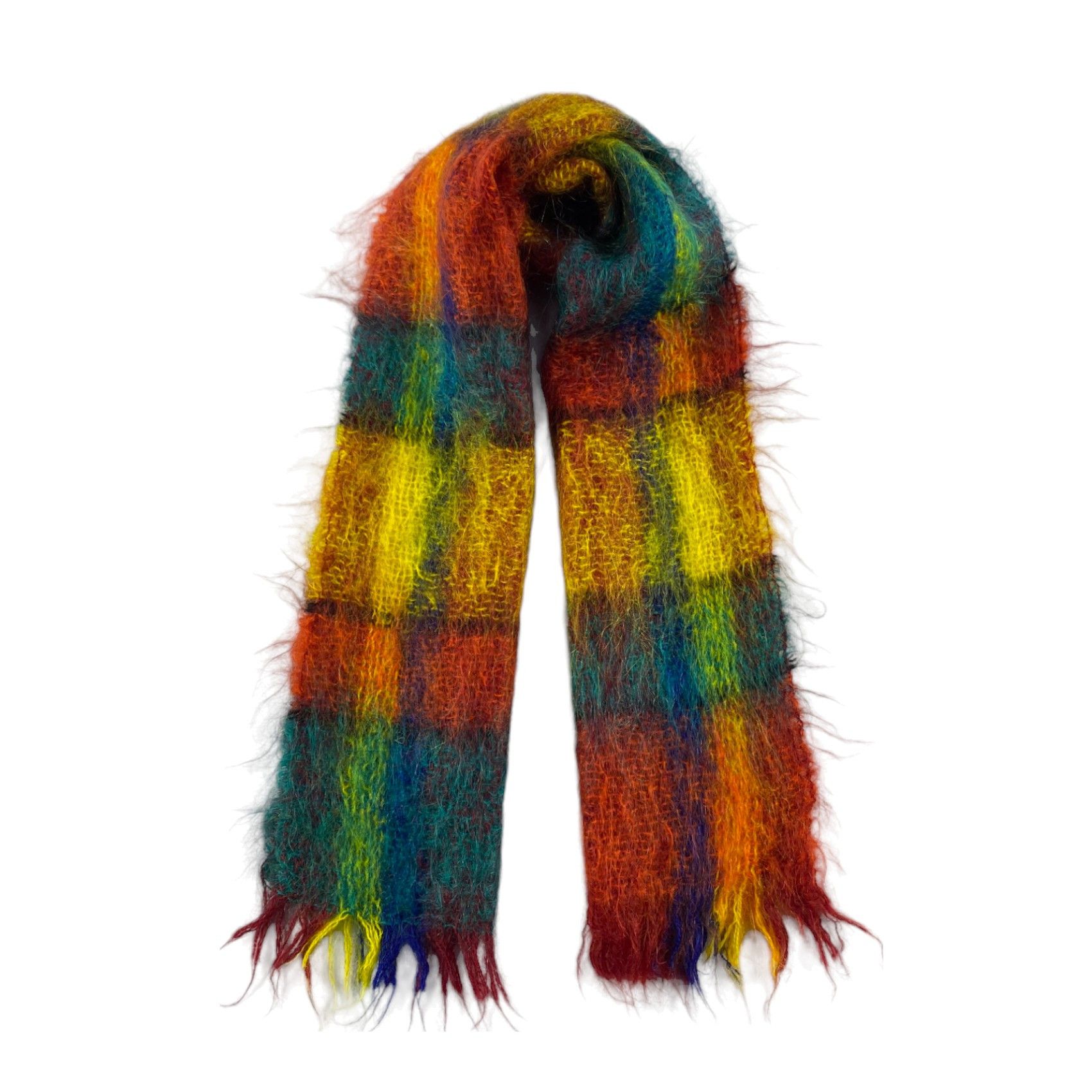 Vintage Vintage Mohair Scarf / Muffler / Neckwear - WW2022 Size ONE SIZE - 1 Thumbnail