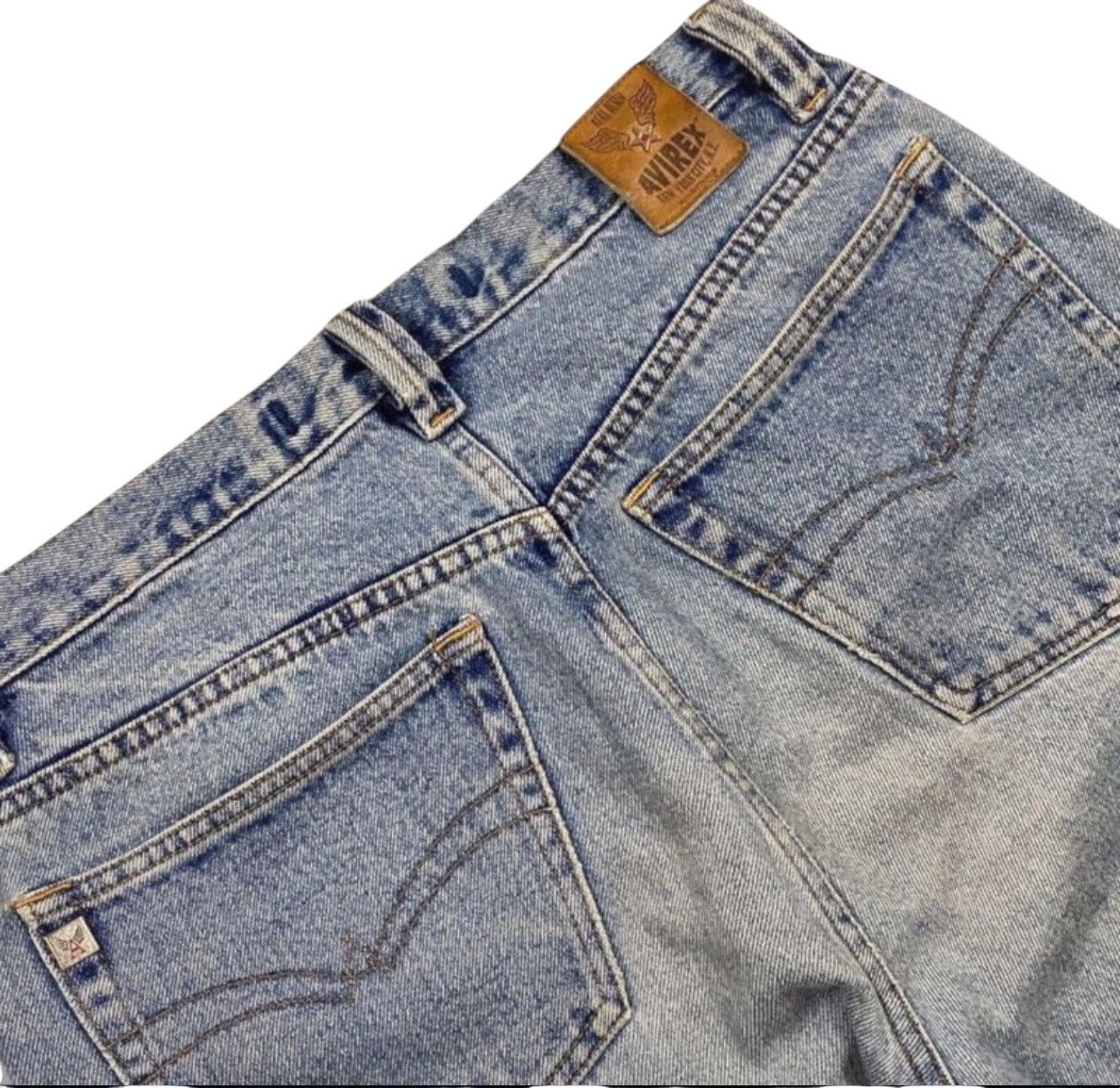 Avirex Avirex usa vintage jeans archive leather rare Size US 34 / EU 50 - 3 Thumbnail