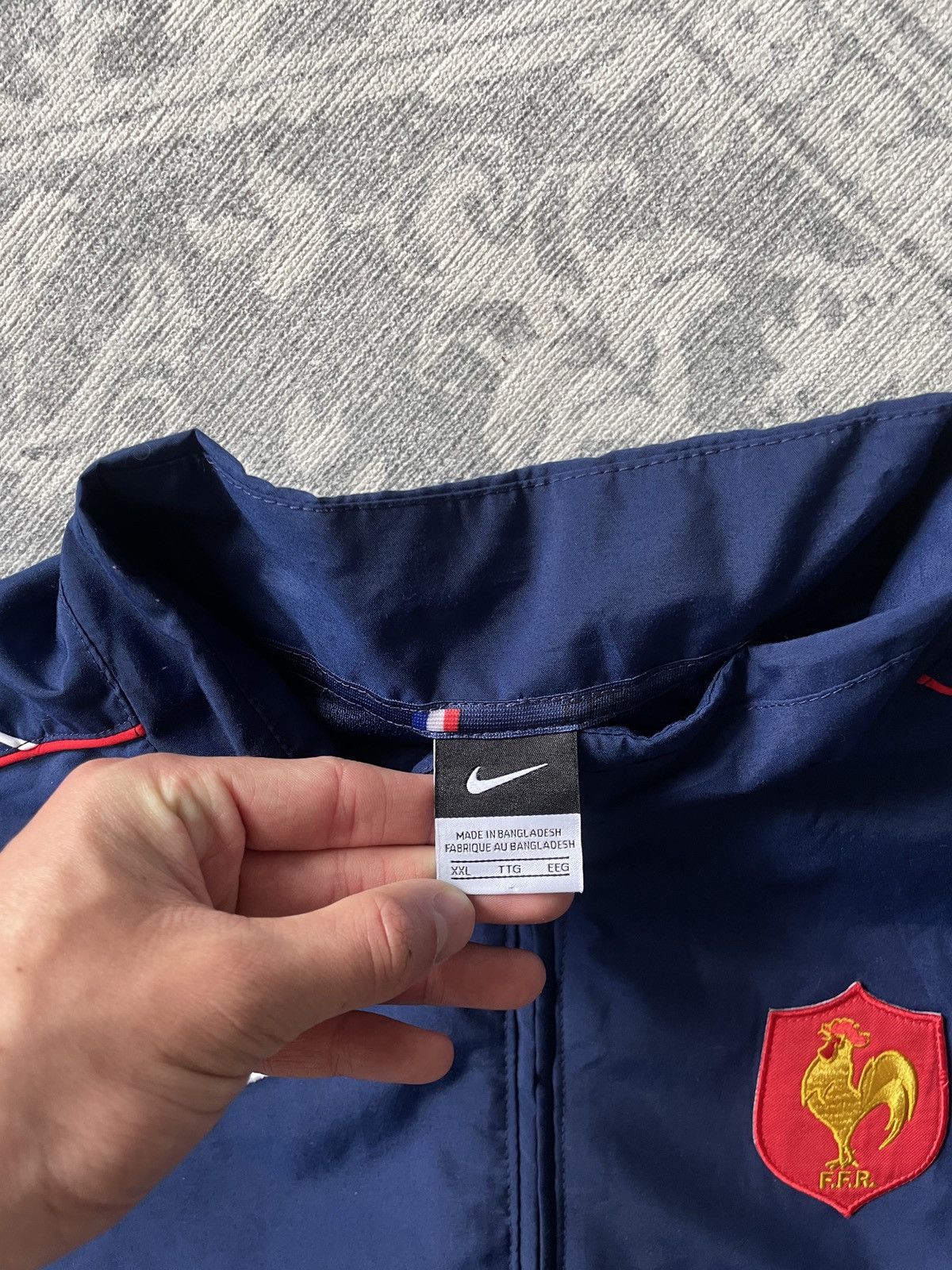 Nike Vintage Nike Track Jacket Nylon Woven France Japanese Y2K Size US XL / EU 56 / 4 - 9 Thumbnail