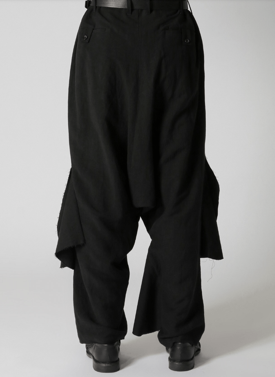 Yohji Yamamoto Yohji Yamamoto Pour Homme - LI/RY FLUTTERING PANTS Size US 30 / EU 46 - 3 Thumbnail