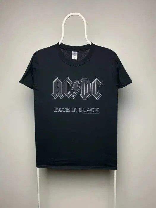 AC/DC Ac dc back and black T-shirt size S rock tee black big logo Size US S / EU 44-46 / 1 - 1 Thumbnail