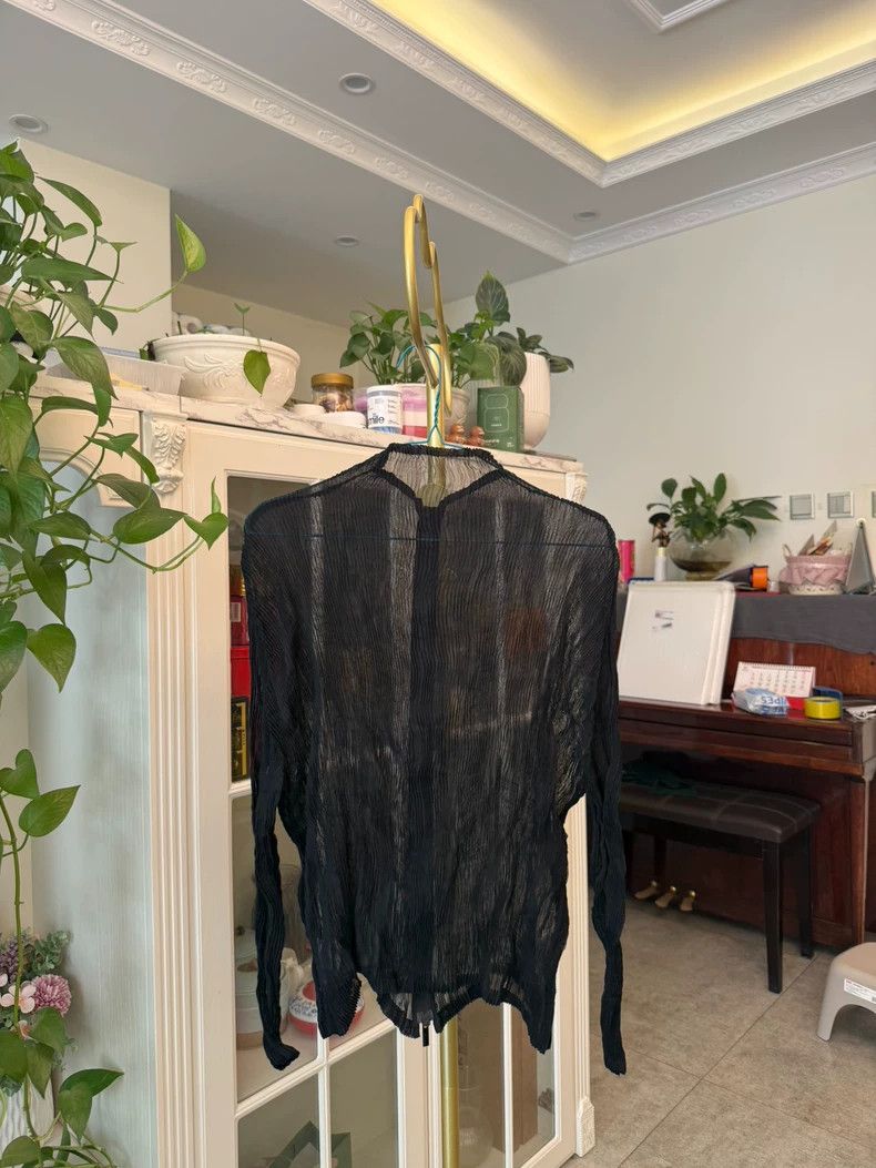 Issey Miyake Issey Miyake size:one size Black wicker cardigan Size S / US 4 / IT 40 - 9 Thumbnail
