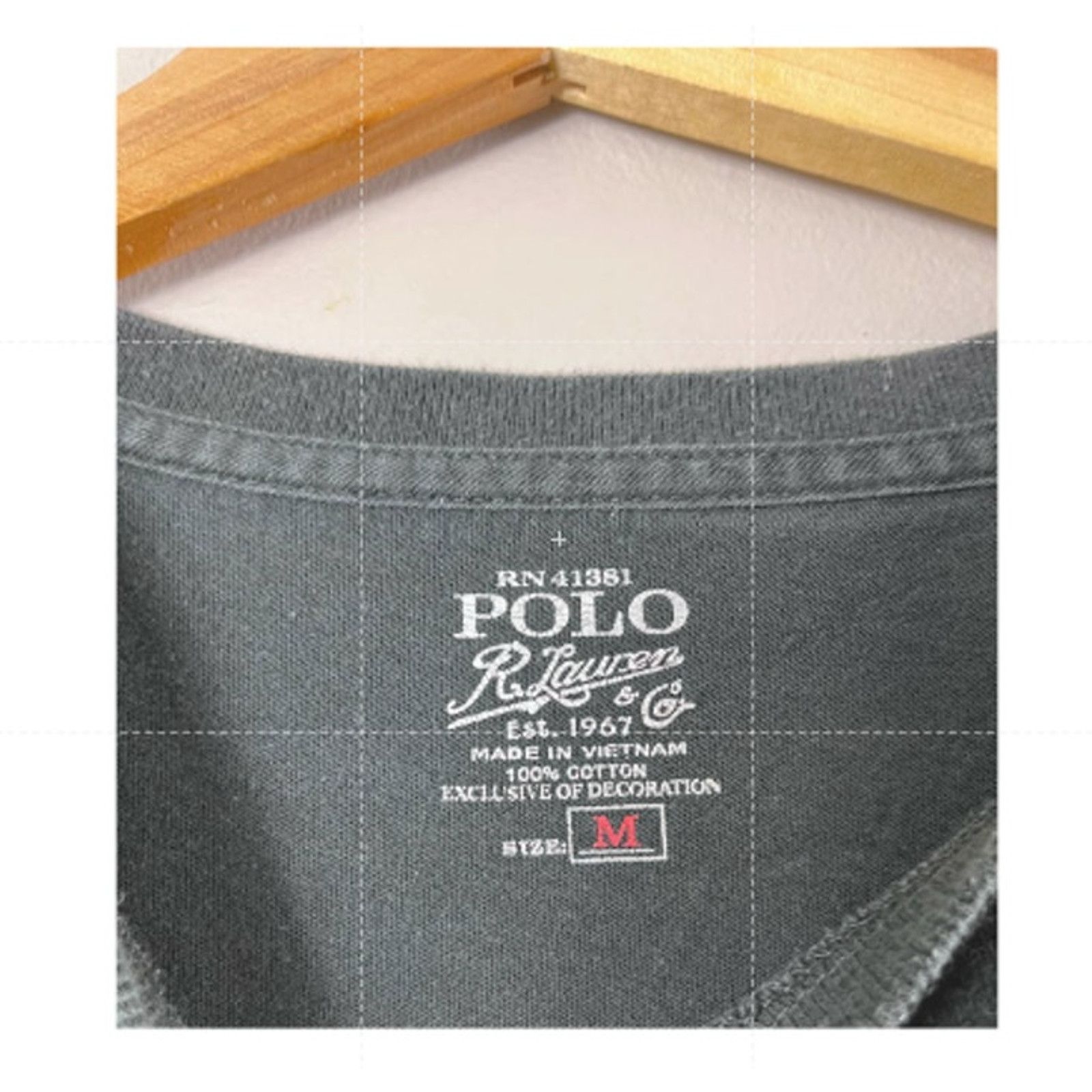 Polo Ralph Lauren Men's Black Polo T-Shirt M Size US M / EU 48-50 / 2 - 2 Thumbnail